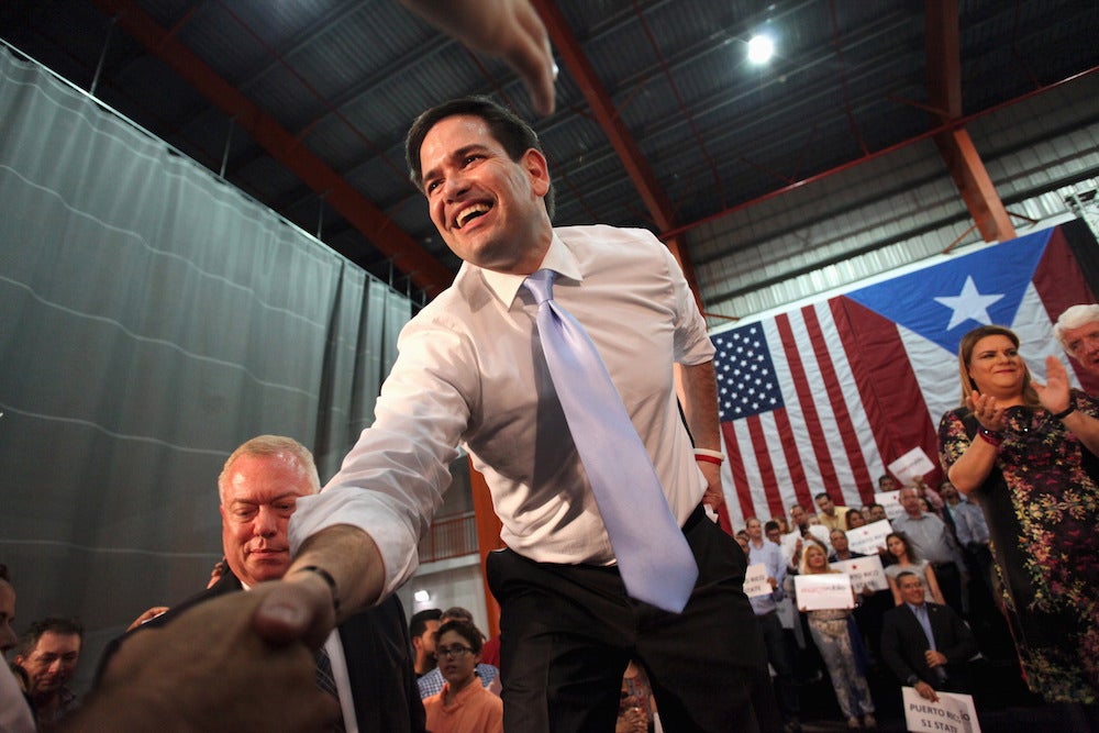 Marco Rubio takes Puerto Rico.