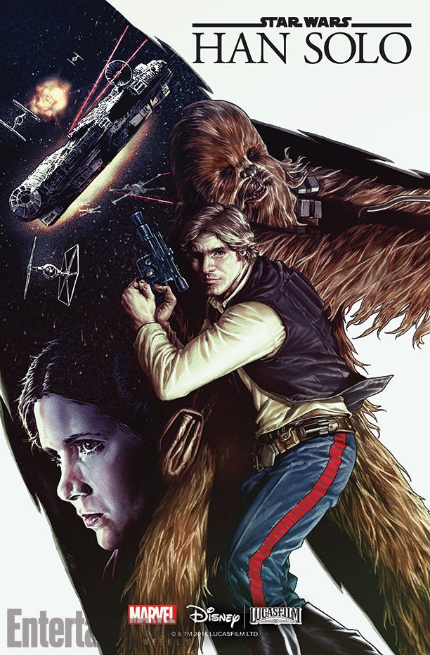 &#13;
Han Solo issue one comic book front cover&#13;