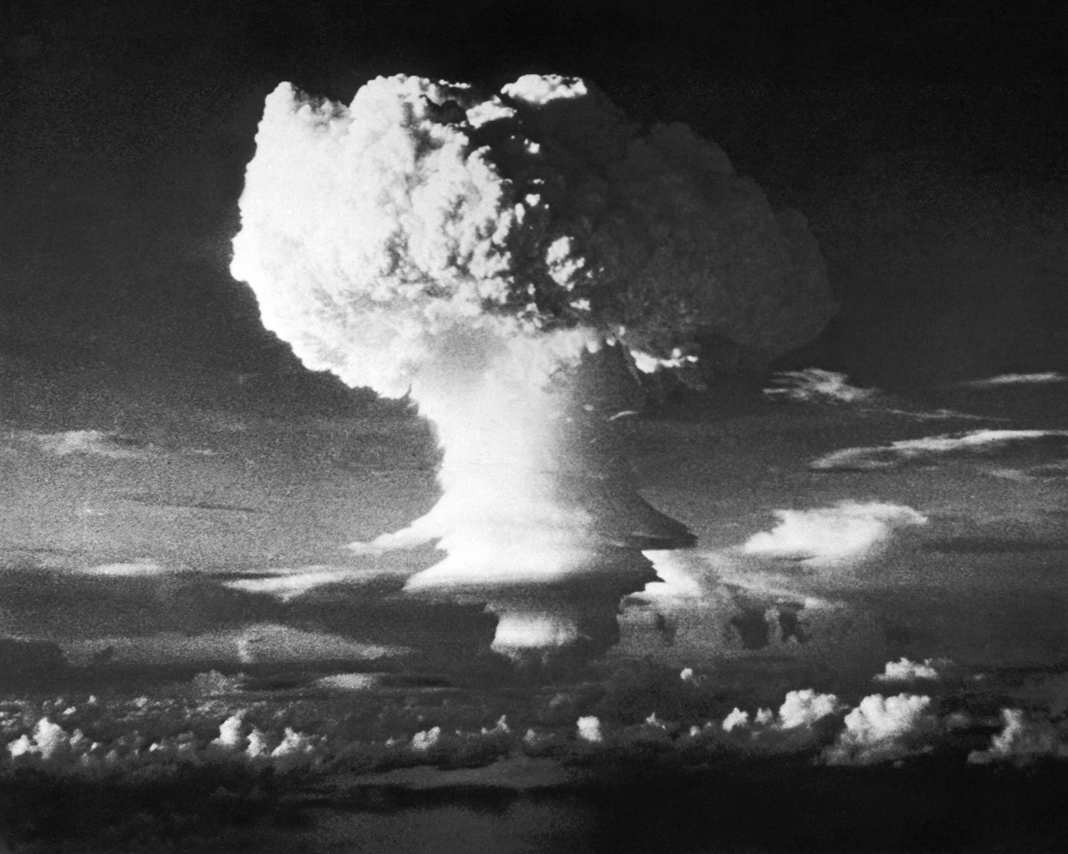 Nuclear bomb tests in the mid-20th century deposited a layer of radioactive particles around the world