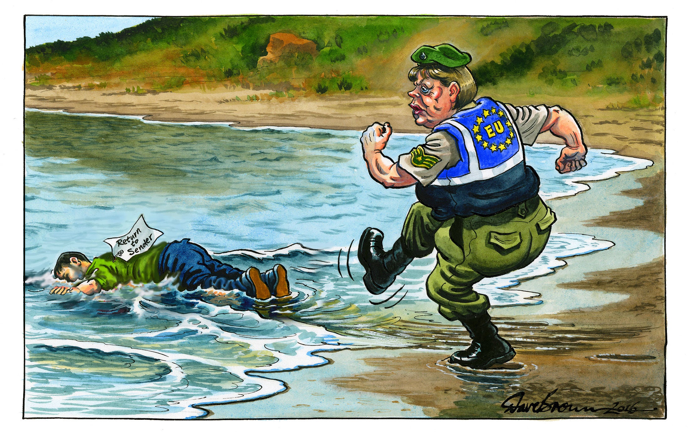 Dave Brown’s cartoon