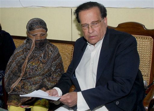 Salmaan Taseer met in jail with convicted Christian woman Asia Bibi