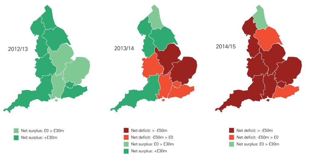 Deficits have spread across the country over the last few years