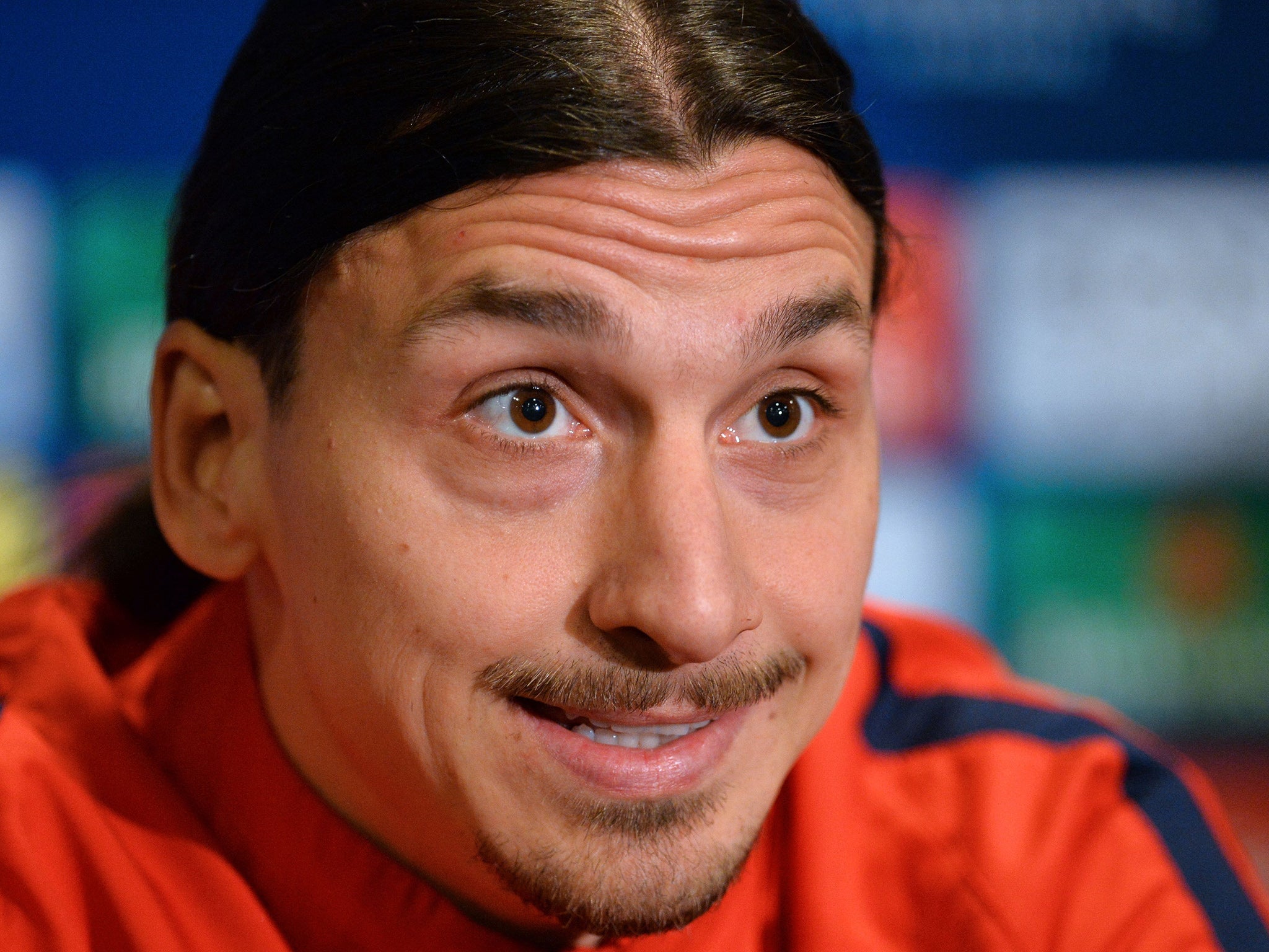 Paris Saint-Germain striker Zlatan Ibrahimovic