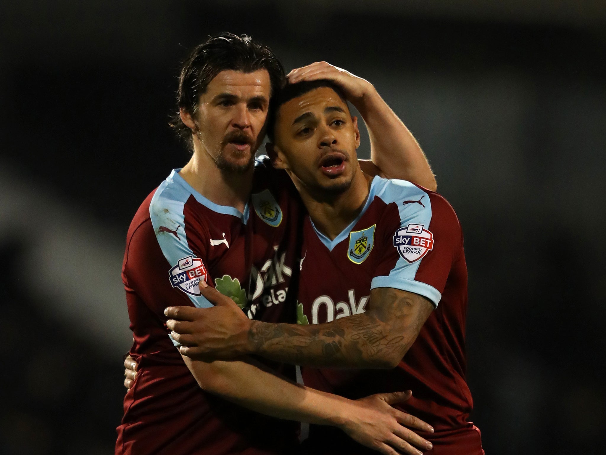 Joey Barton and Andre Gray
