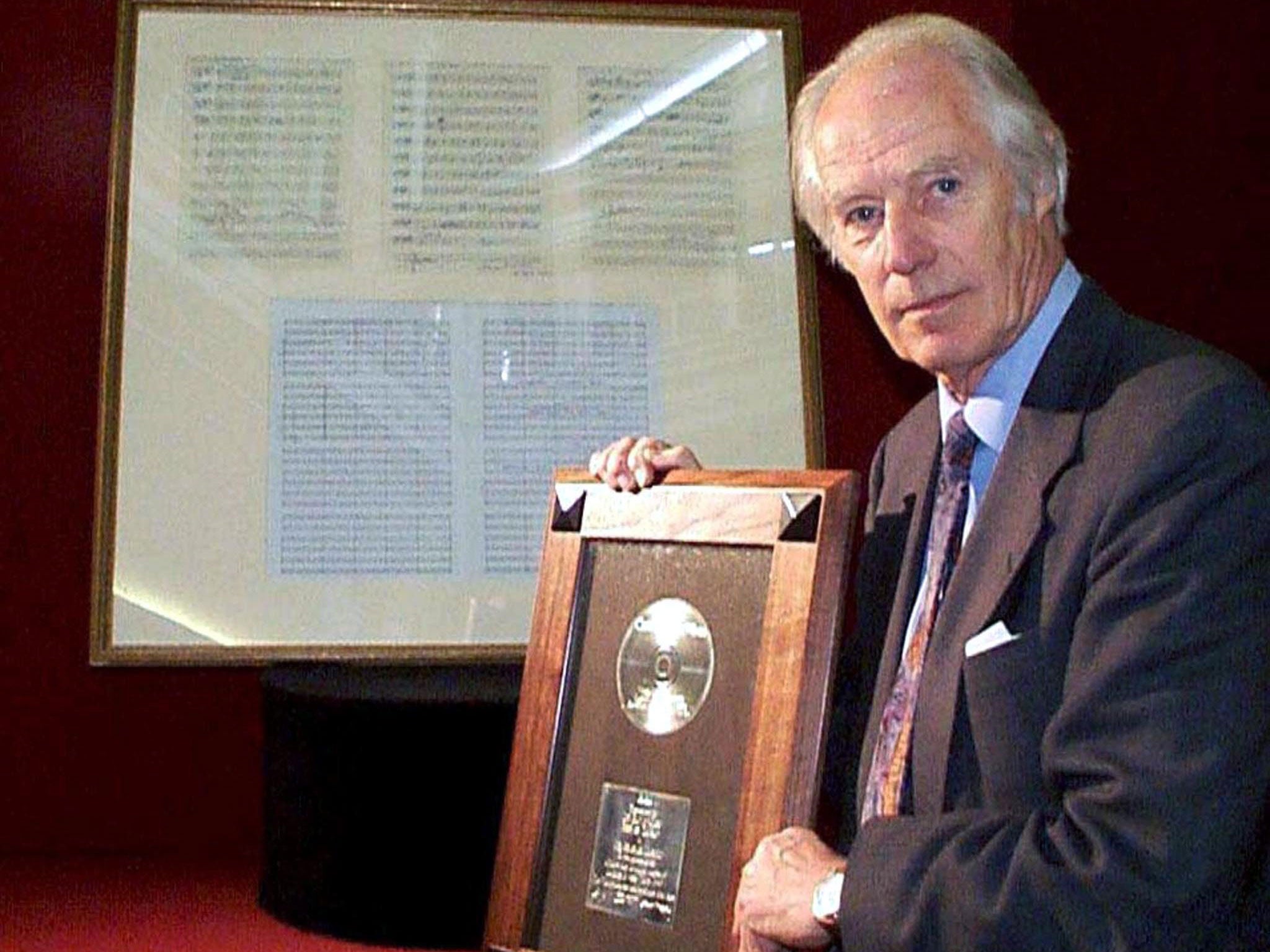 Sir George Martin heard The Beatles' demo tape in 1962