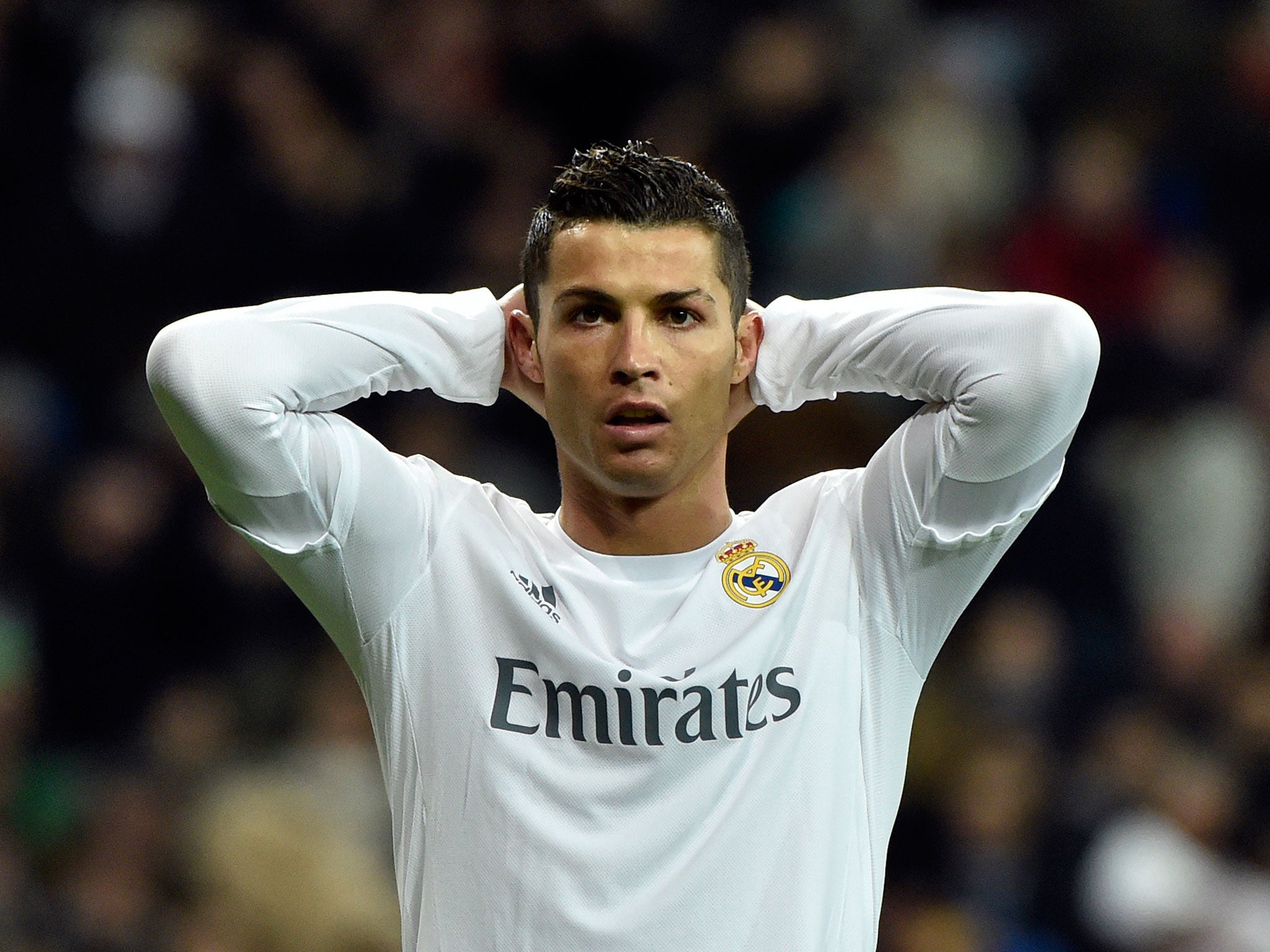 Cristiano Ronaldo was booed by Real Madrid fans during the victory over Roma