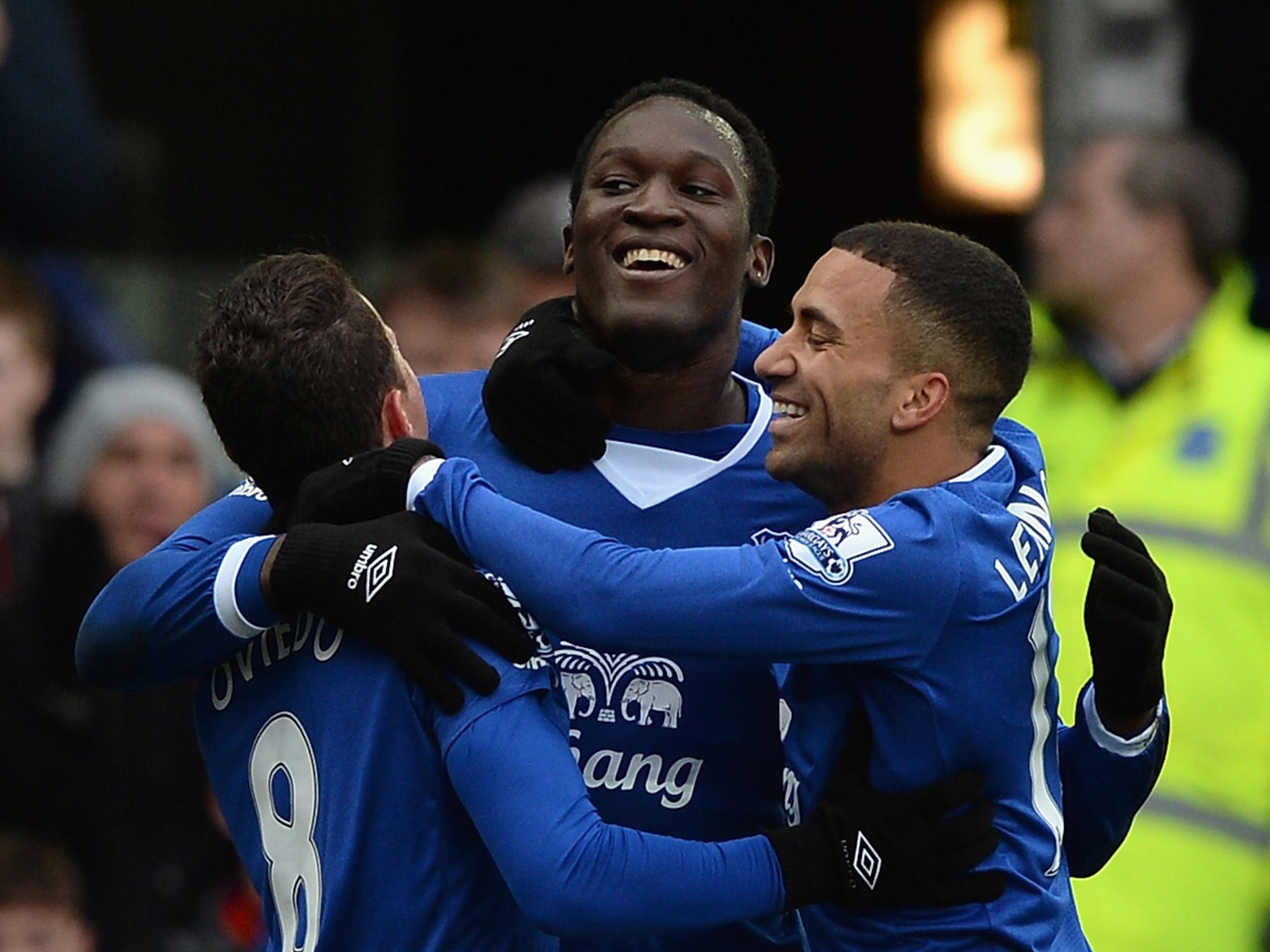 Everton striker Romelu Lukaku