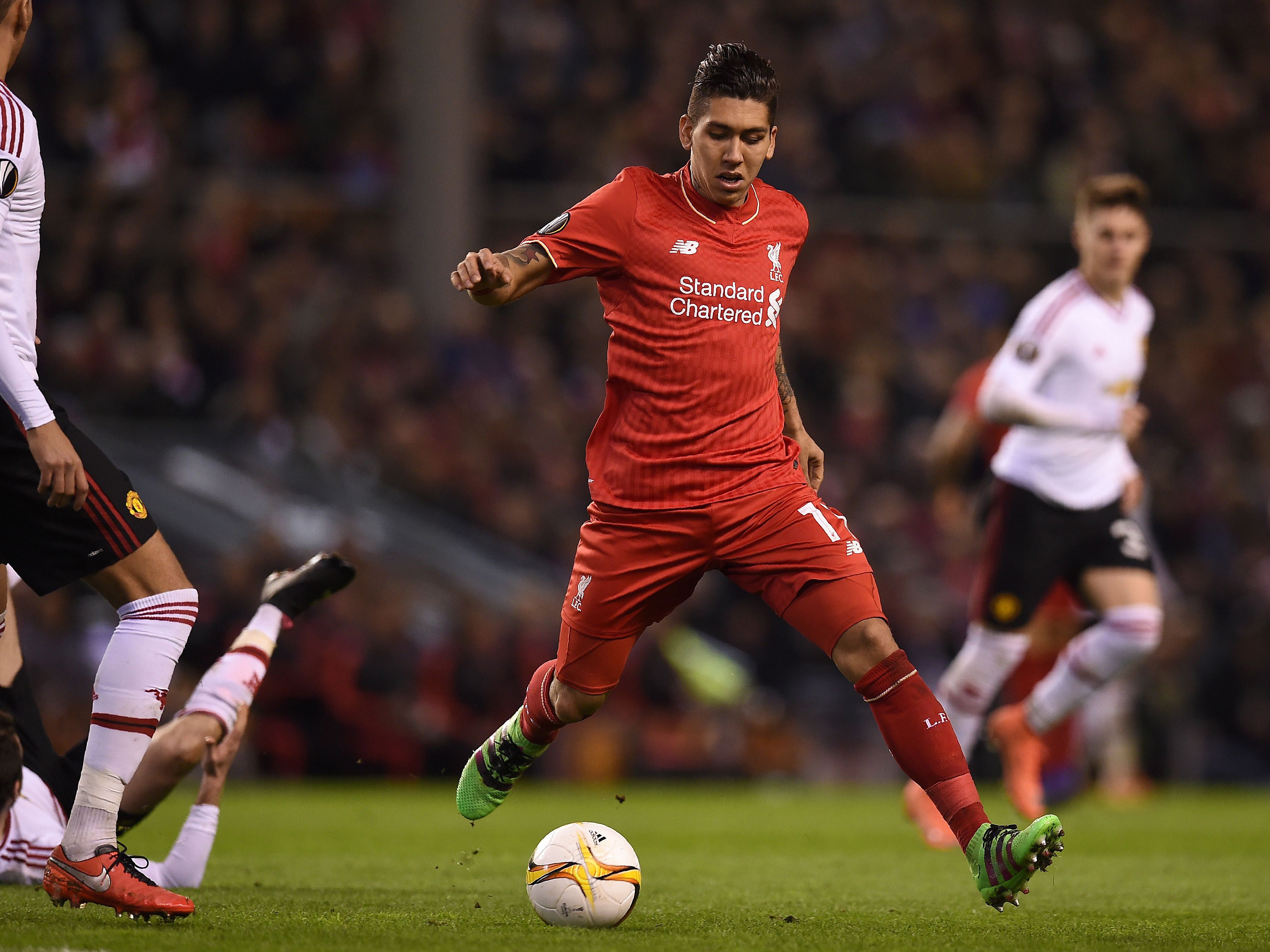 Liverpool midfielder Roberto Firmino