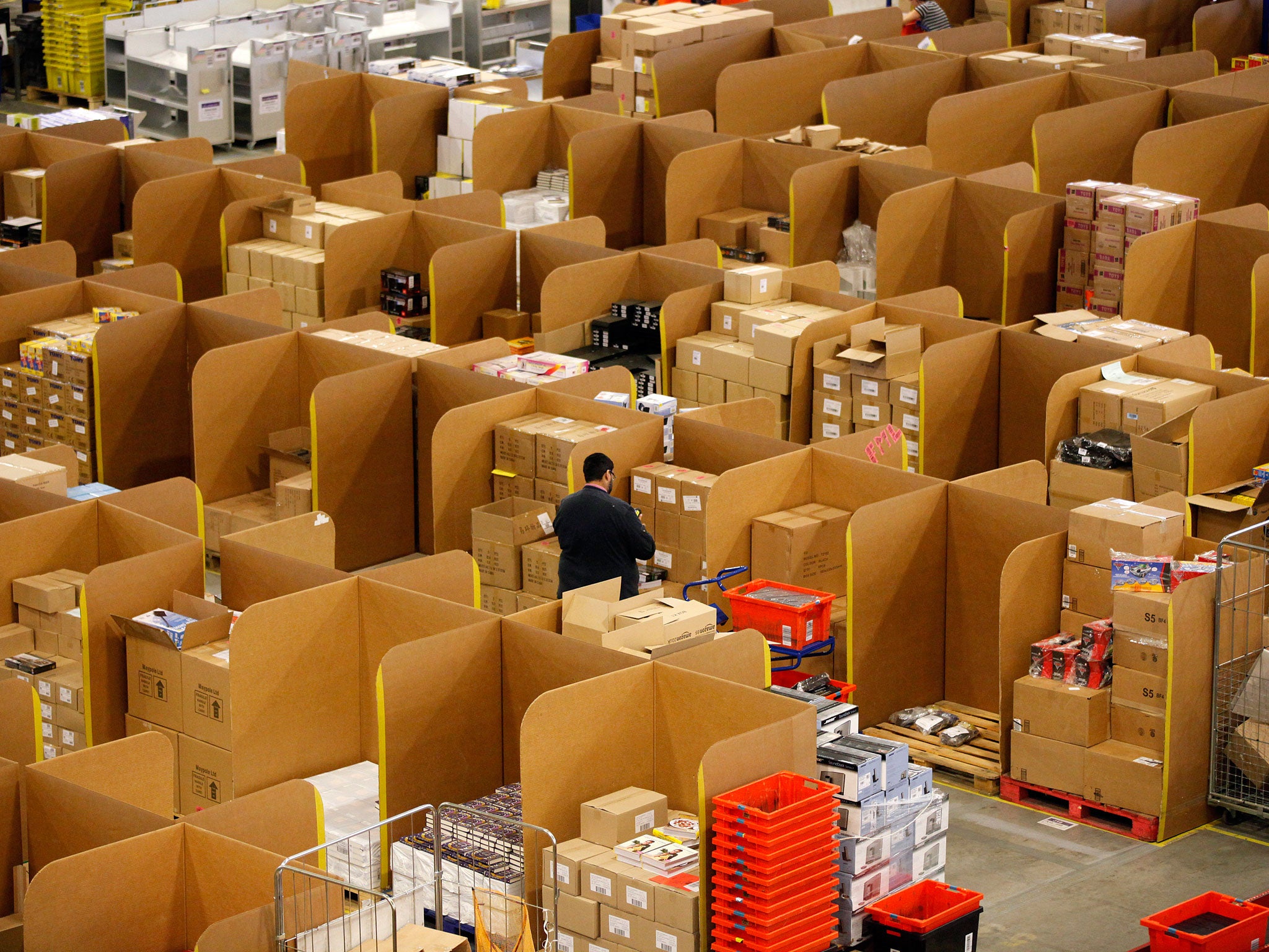 Amazon's ‘fulfilment centre’ in Marston Gate, Milton Keynes