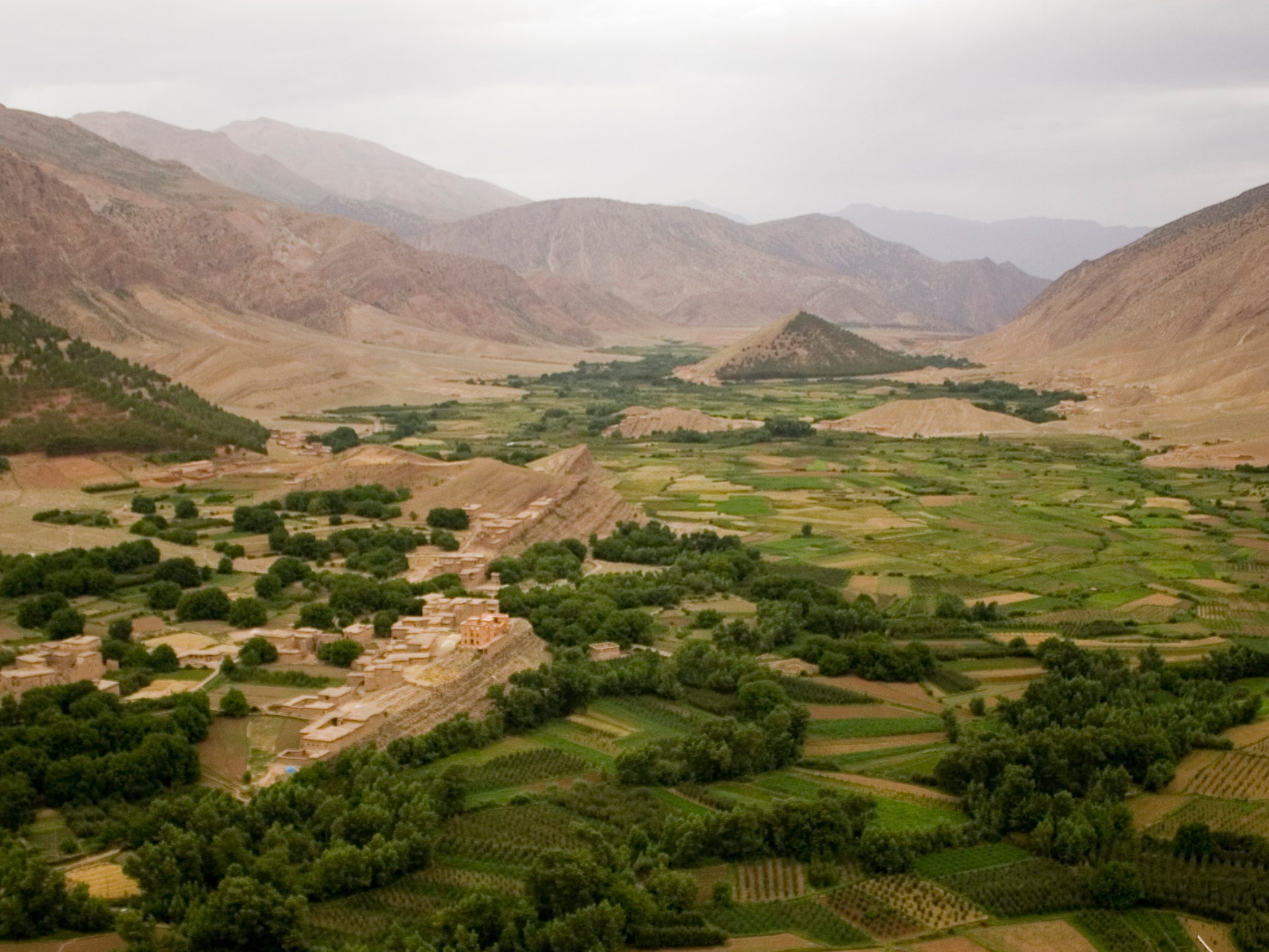 The small mountain village of Azilal, where 'Mrs Mohamed' was buried