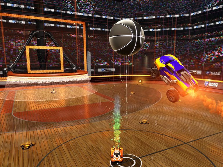 Rocket League, which will be one of the first games to support the cross-network play