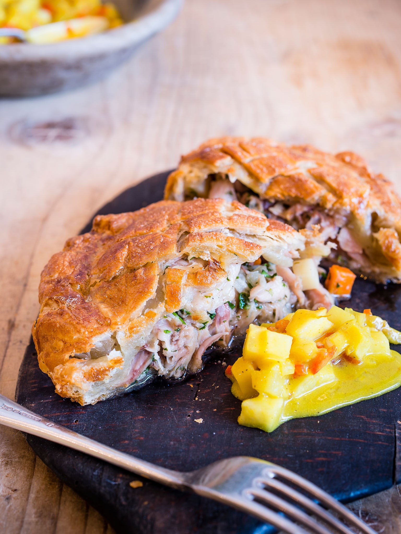 Comforting: Robin's rabbit turnover