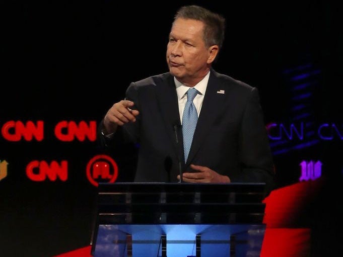 John Kasich has yet to win a state and has said if he fails in Ohio, he will exit the race.