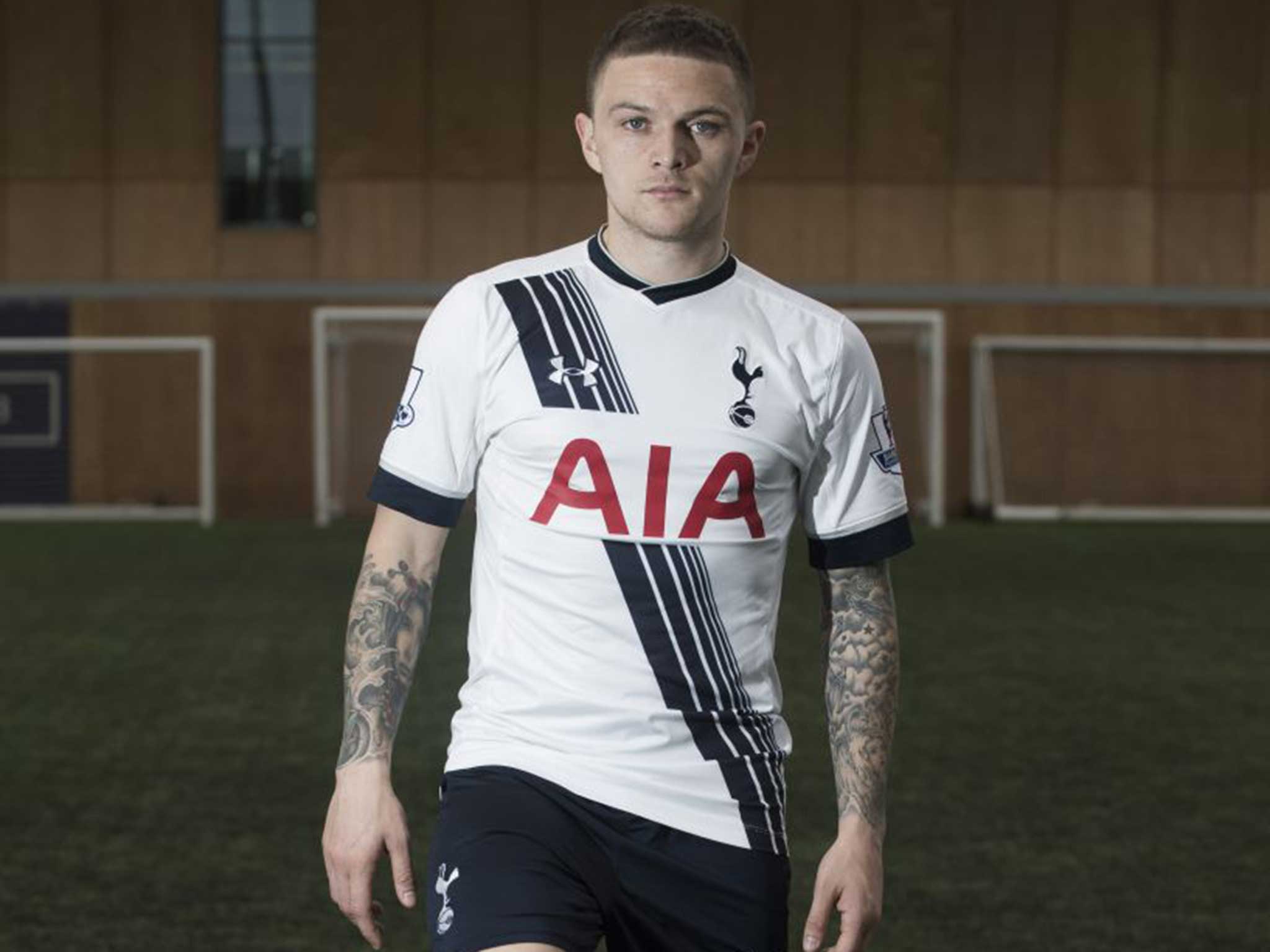 Kieran Trippier at Spurs’ Enfield training base