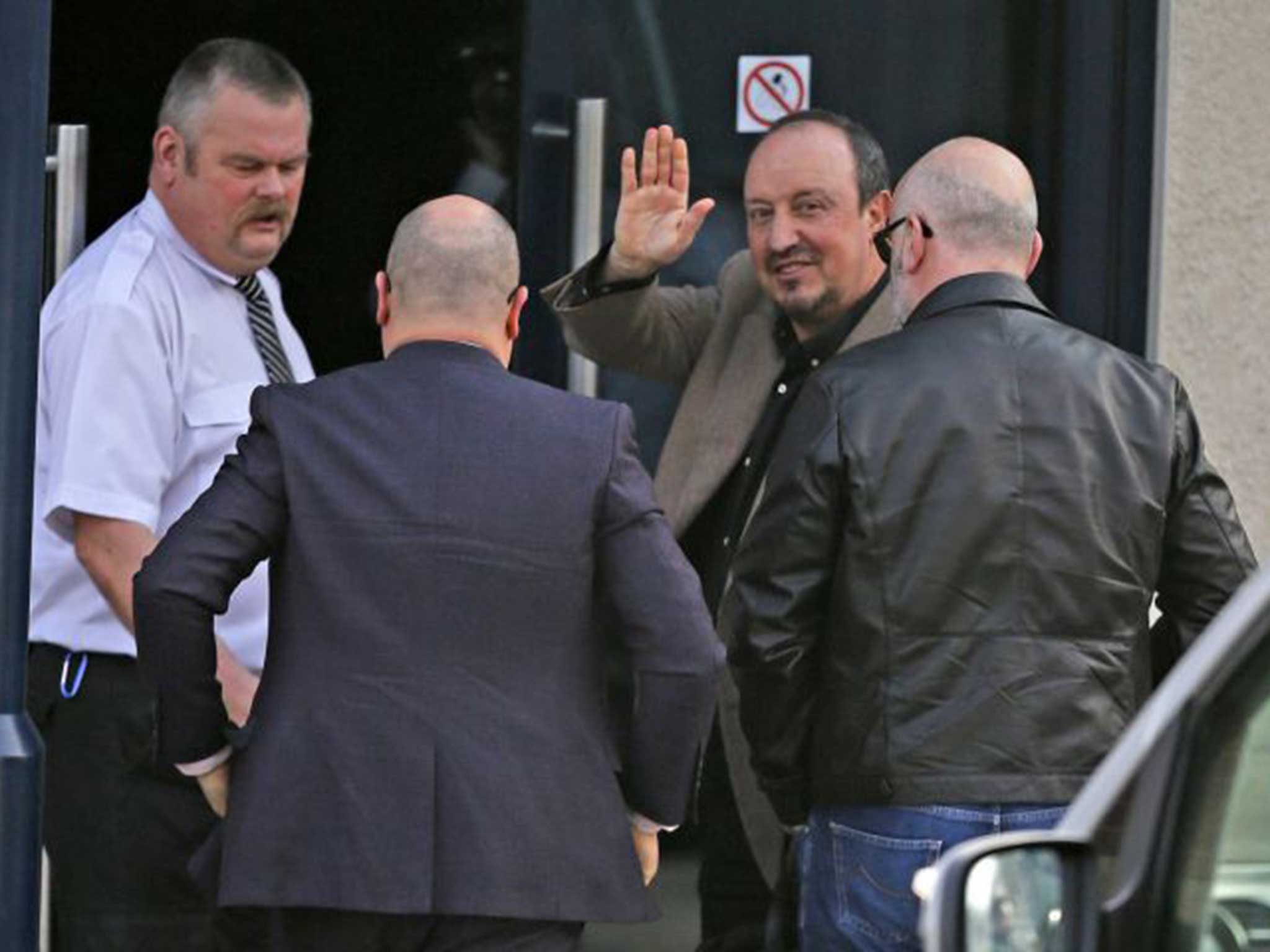 Rafael Benitez at Darsley Park, Newcastle