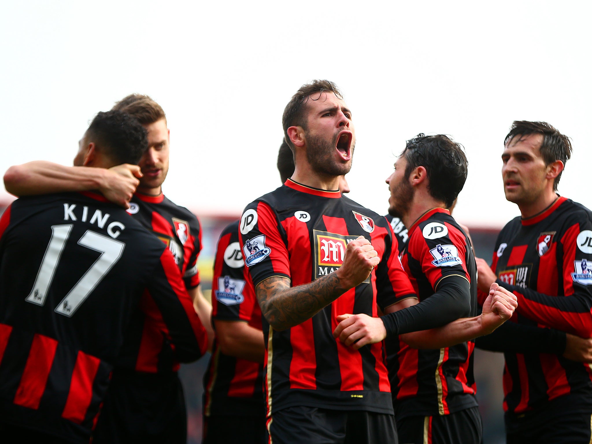 Newcomers Bournemouth paid the least per Premier League goal last season (Getty)