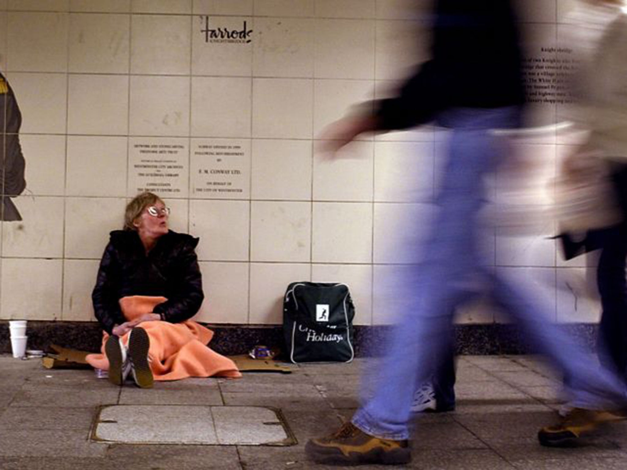 Latest estimates for rough-sleepers found there were double the number of individuals on the streets of England in 2015 compared with 2010