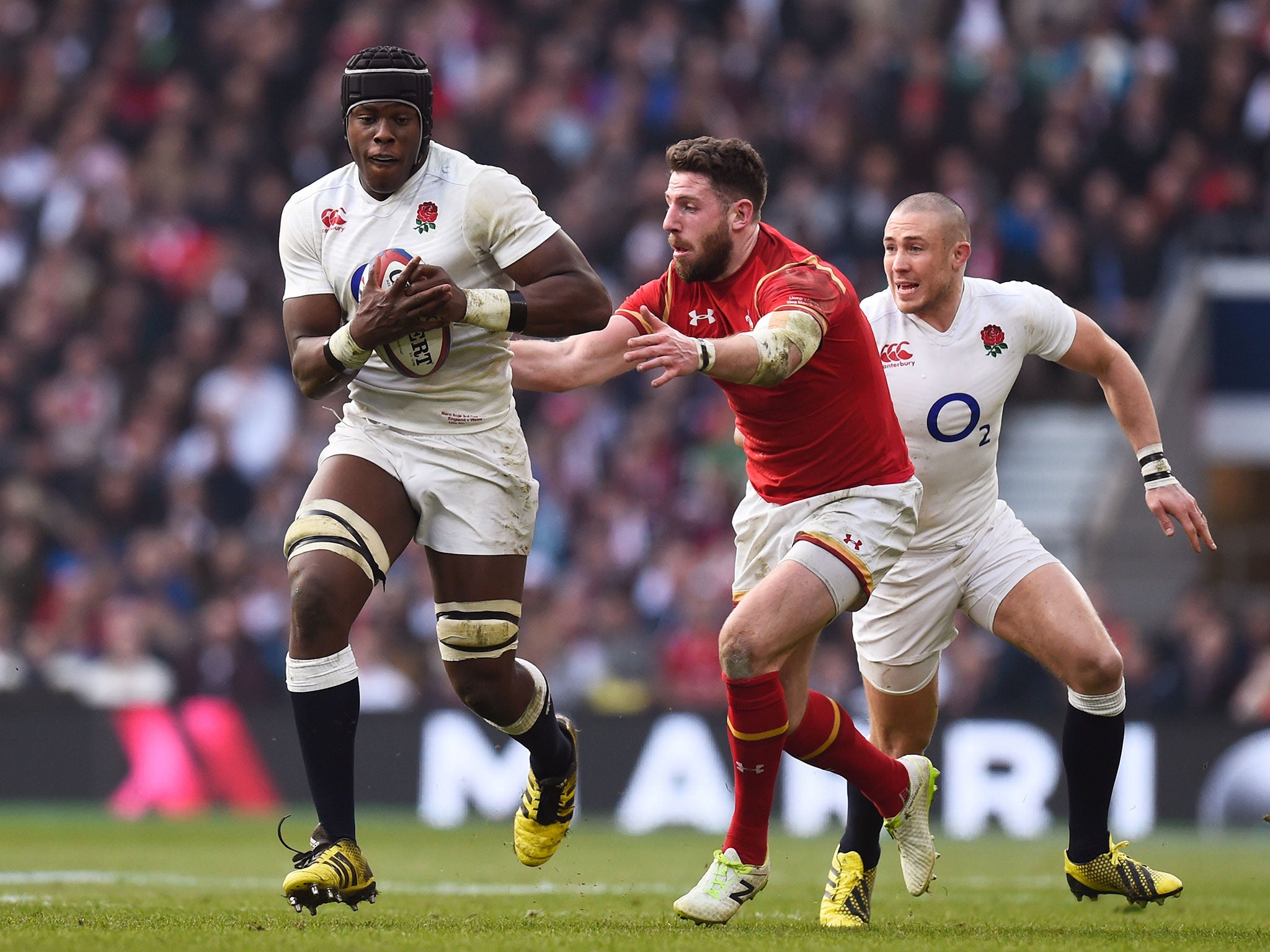 Maro Itoje dominated proceedings at Twickenham