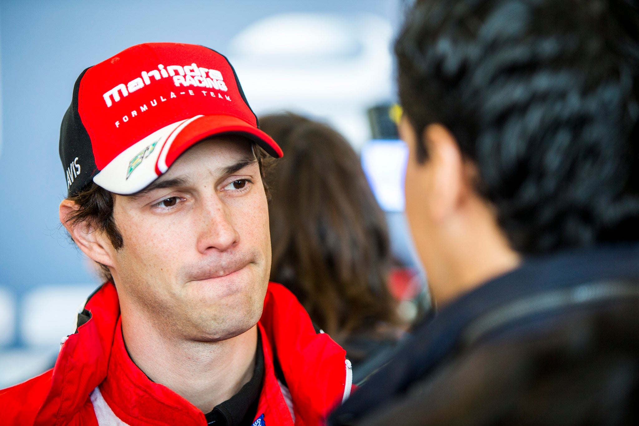 Mahindra racing's Bruno Senna ahead of the Mexico ePrix