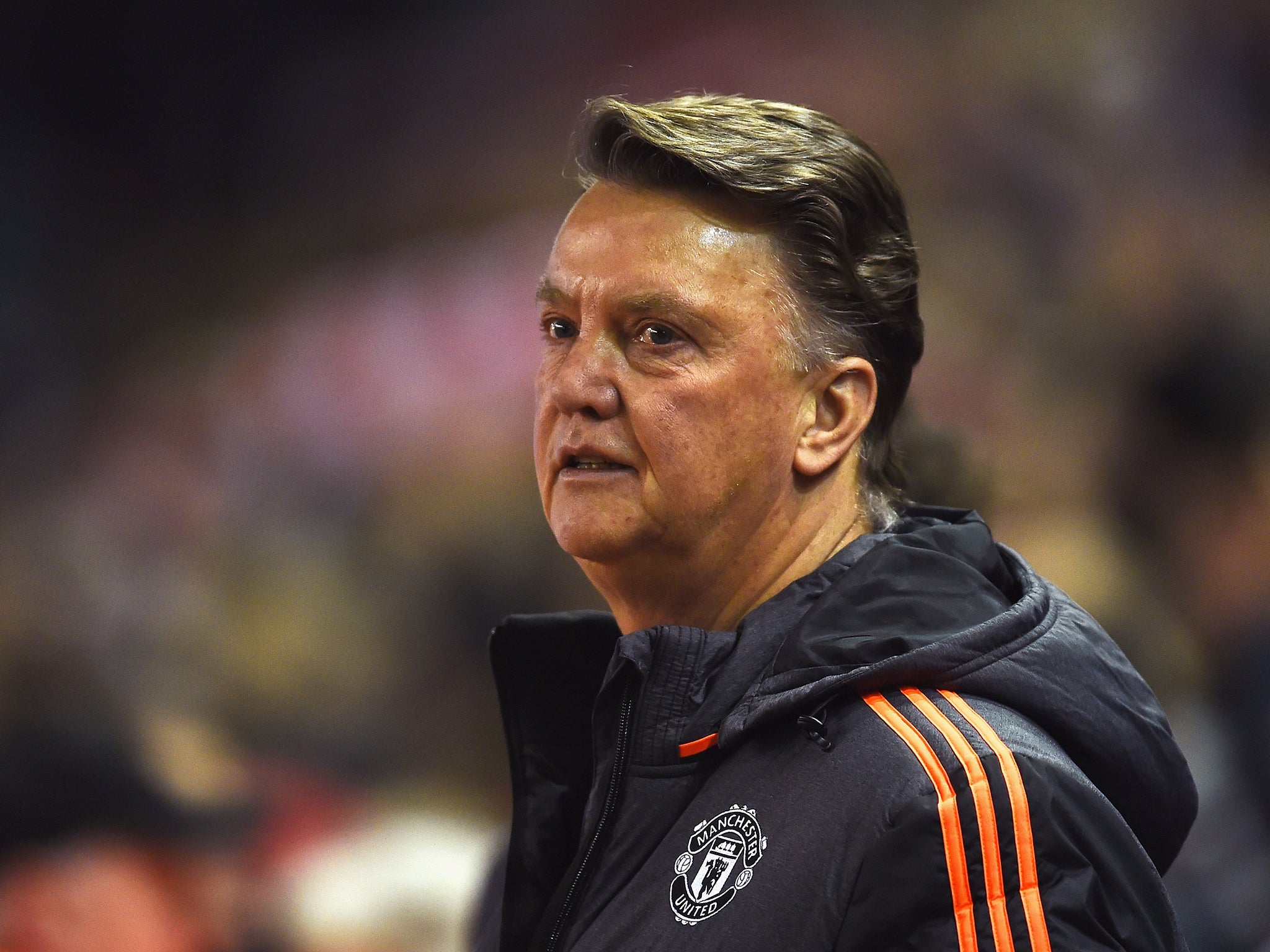 Louis van Gaal oversaw Man Utd's midweek loss to Liverpool