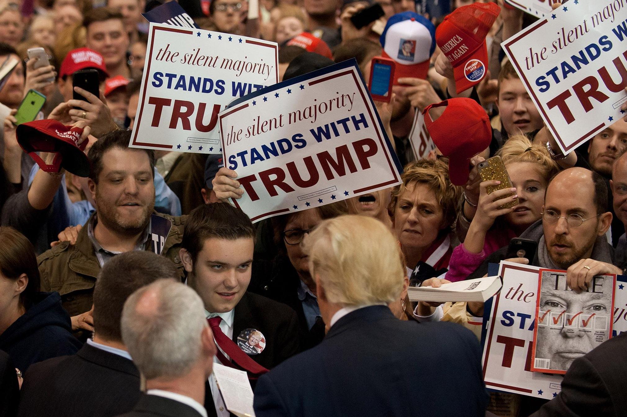 There has been increasing protest as Donald Trump looks set to secure the Republican nomination