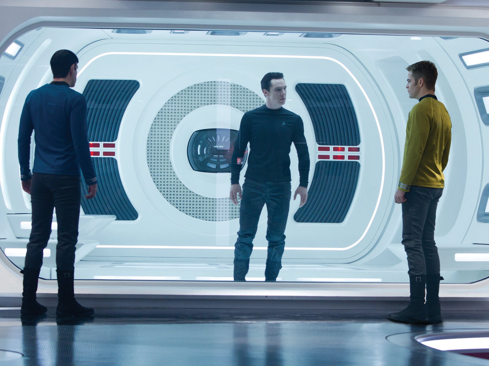 The transporter in the 2012 film ‘Star Trek Into Darkness’