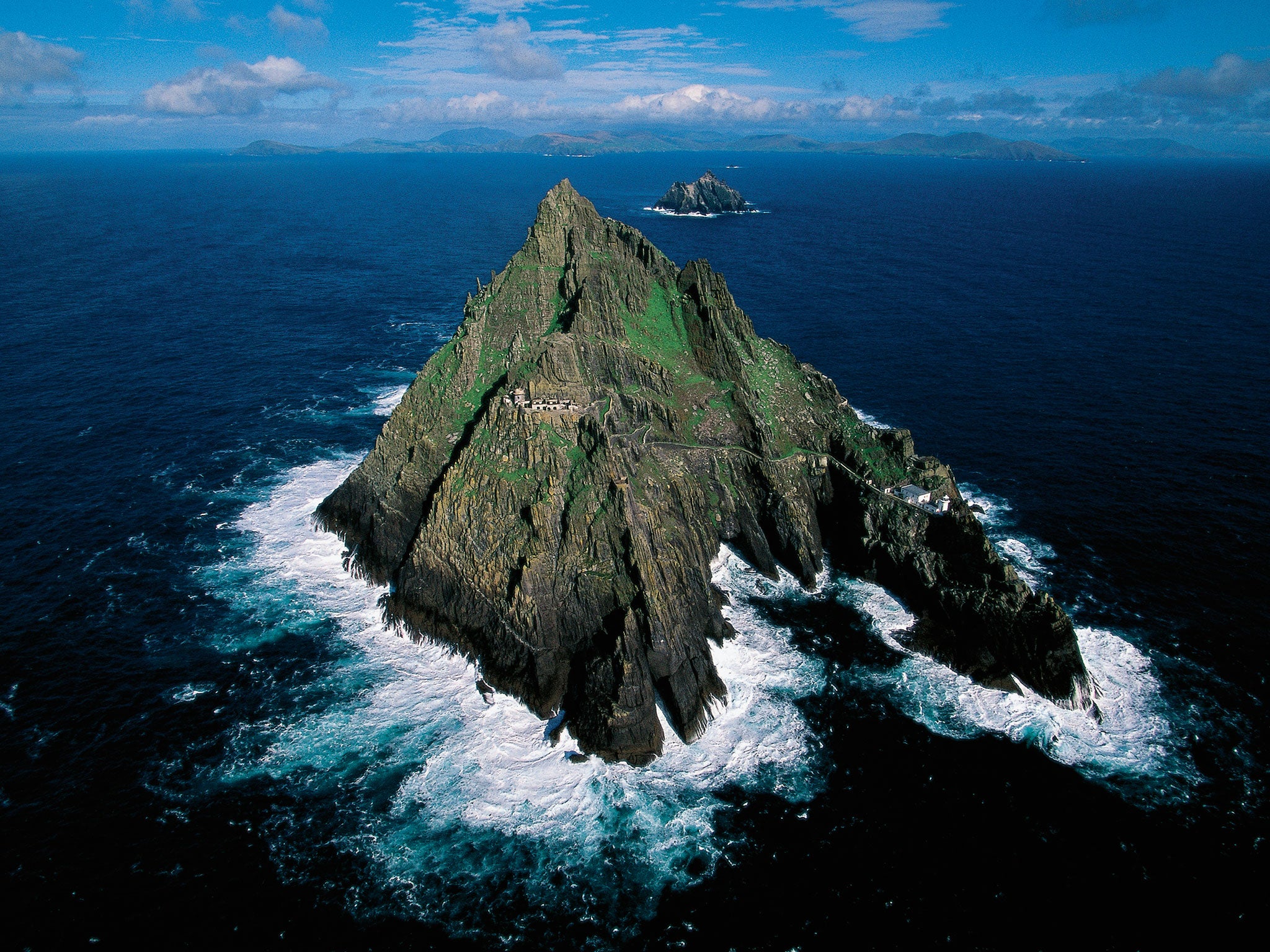 The remote island of Skellig Michael in County Kerry