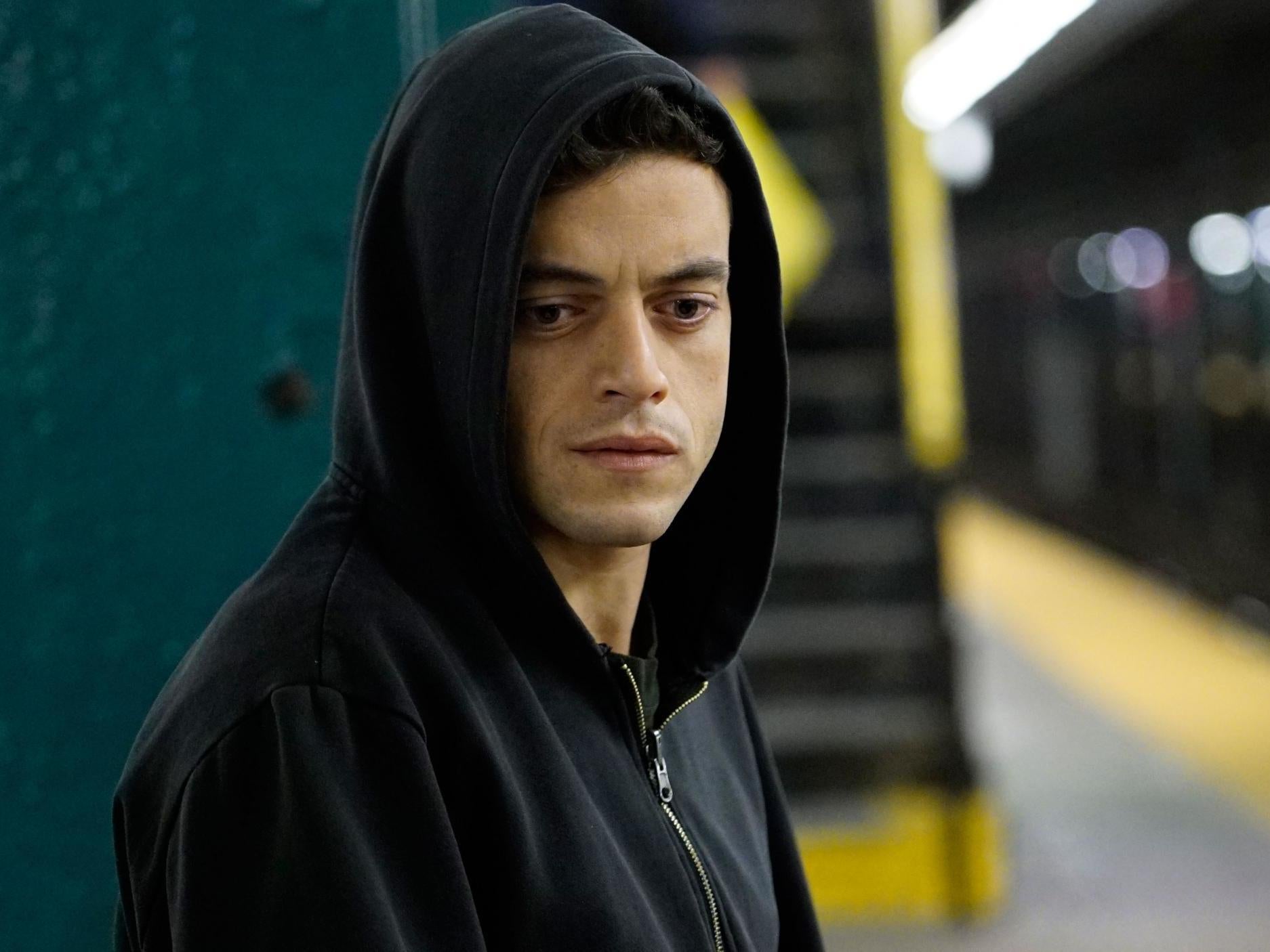 Rami Malek as Elliot Alderson in 'Mr Robot'