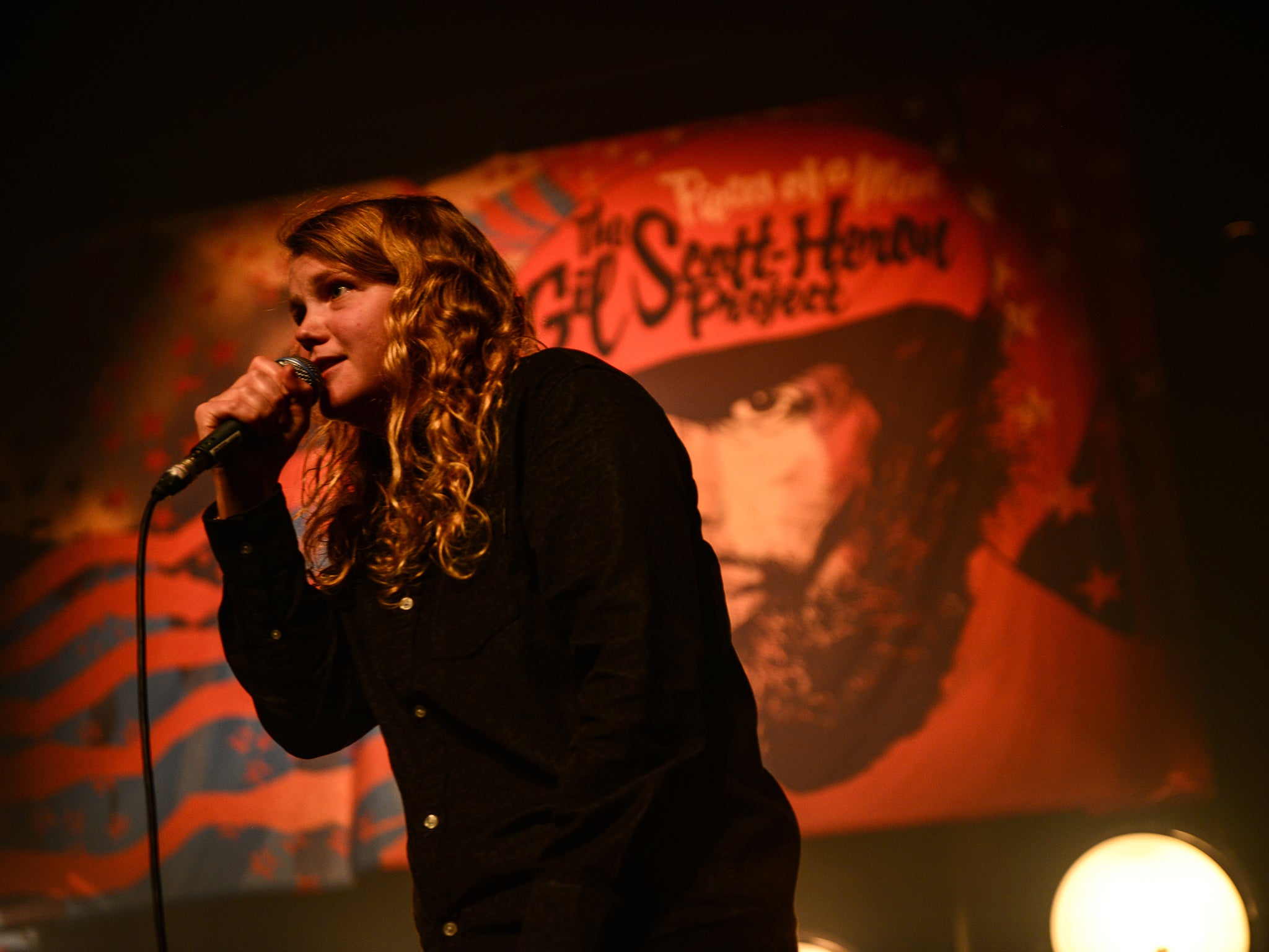 Kate Tempest performs with The Gil Scott-Heron Project