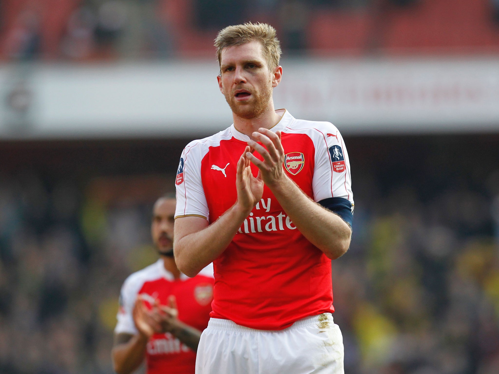 Arsenal defender Per Mertesacker