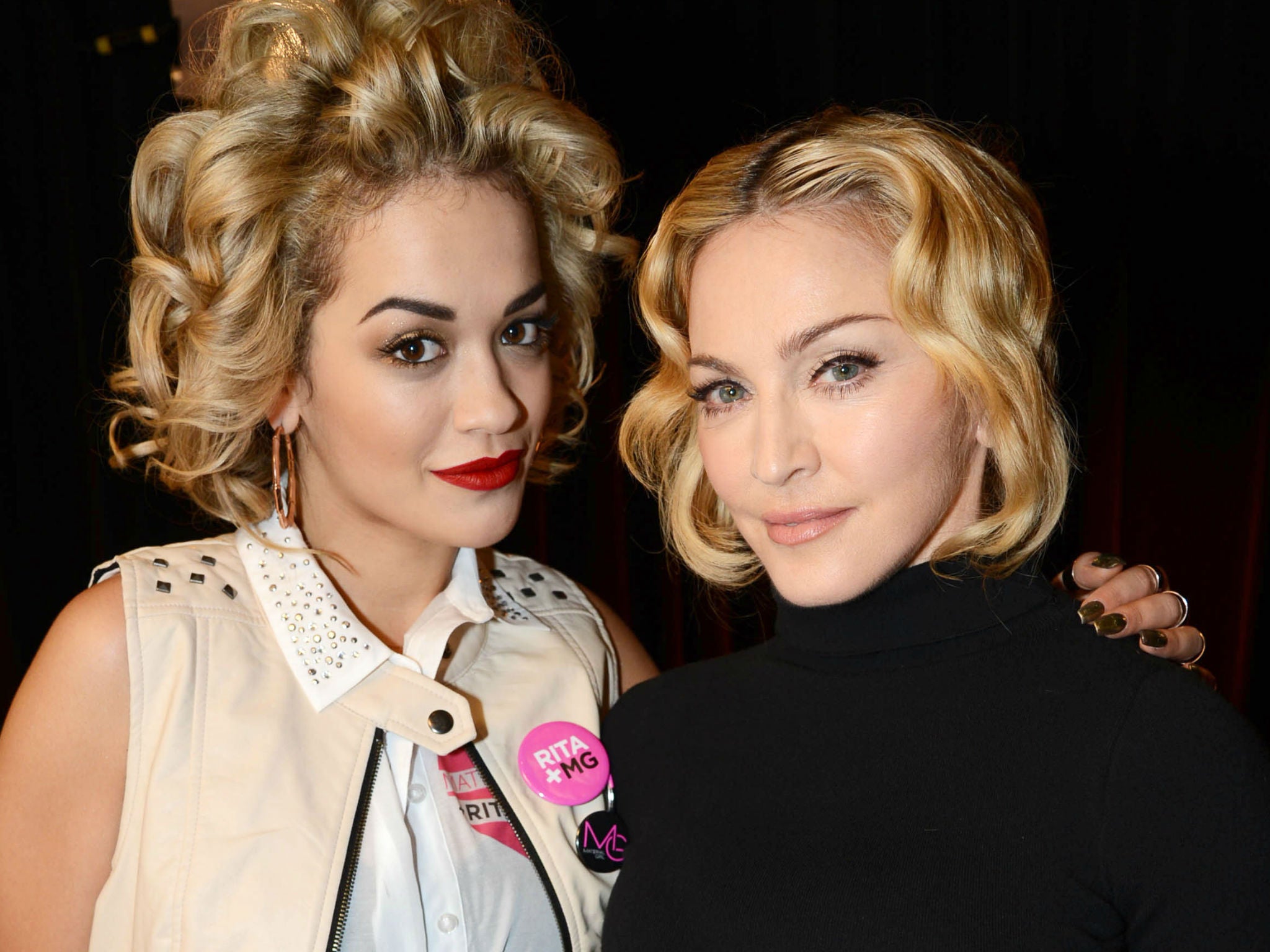 Ora and Madonna in 2013