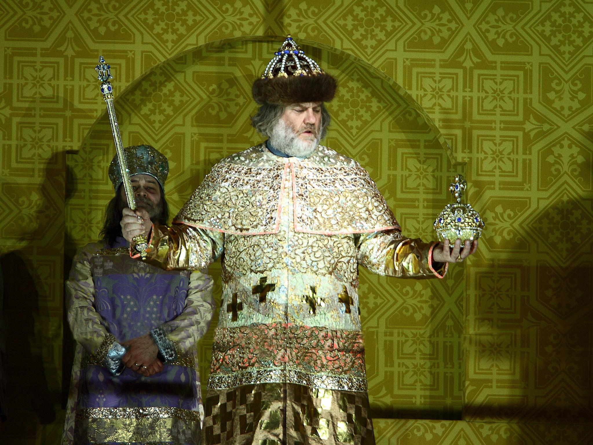 Bryn Terfel as Boris Godunov.