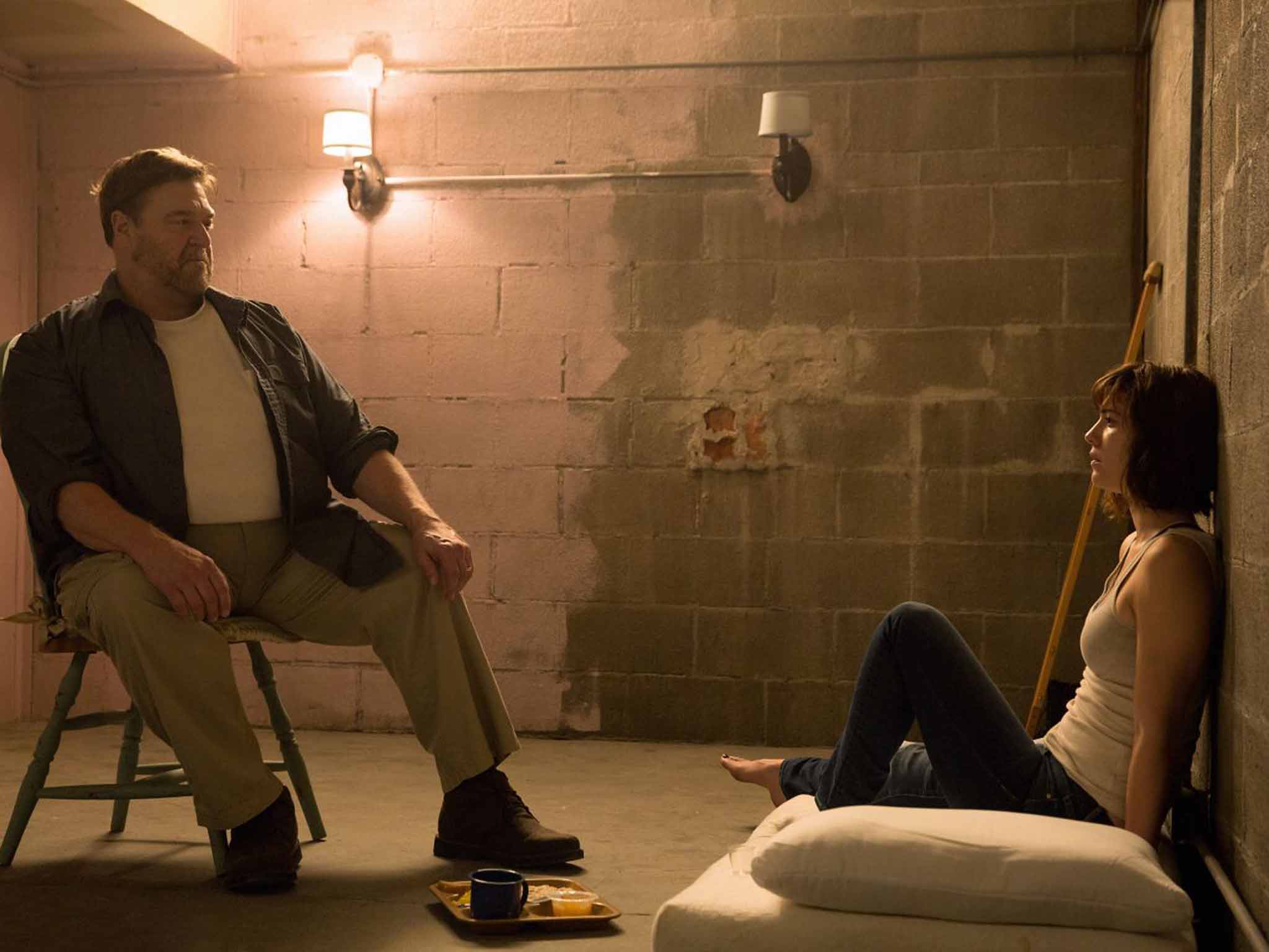 Off-radar: John Goodman and Mary Elizabeth Winstead in '10 Cloverfield Lane'