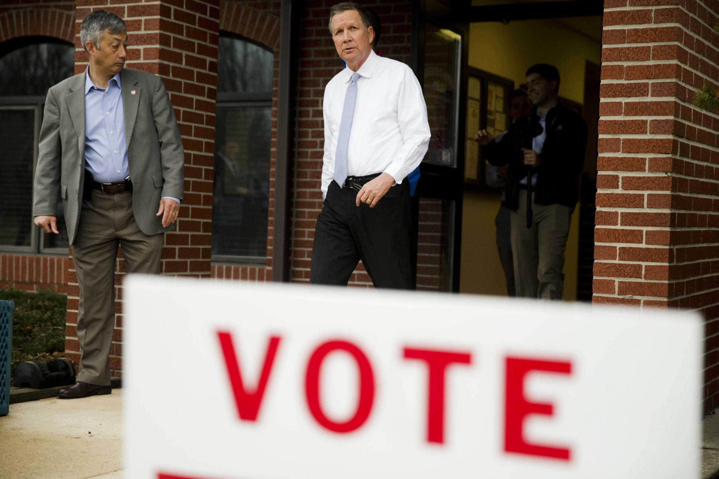 John Kasich has worked hard to court votes in his home state