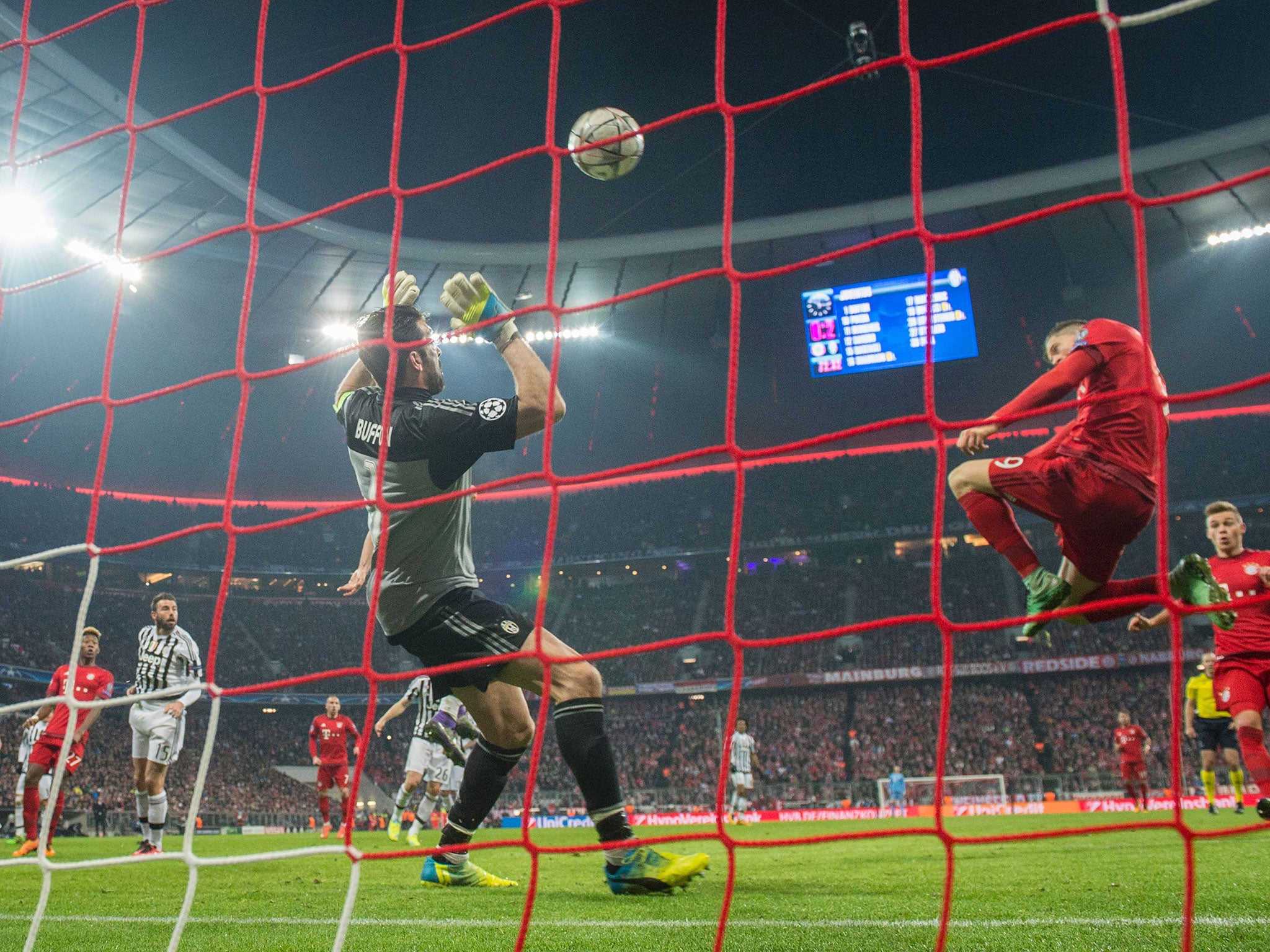 &#13;
Robert Lewandowski has scored eight Champions League goals this season (Getty)&#13;