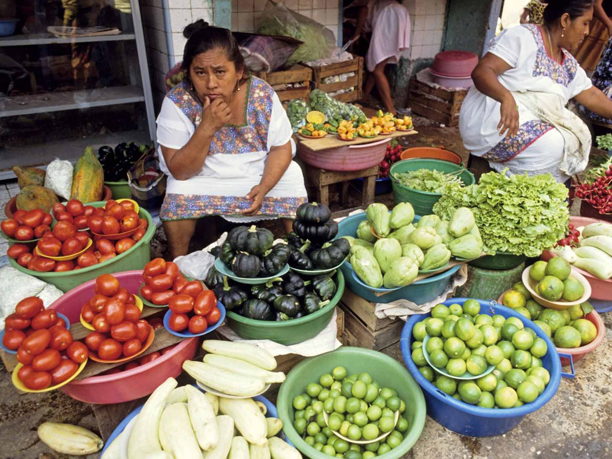 Vegetable market in Mérida