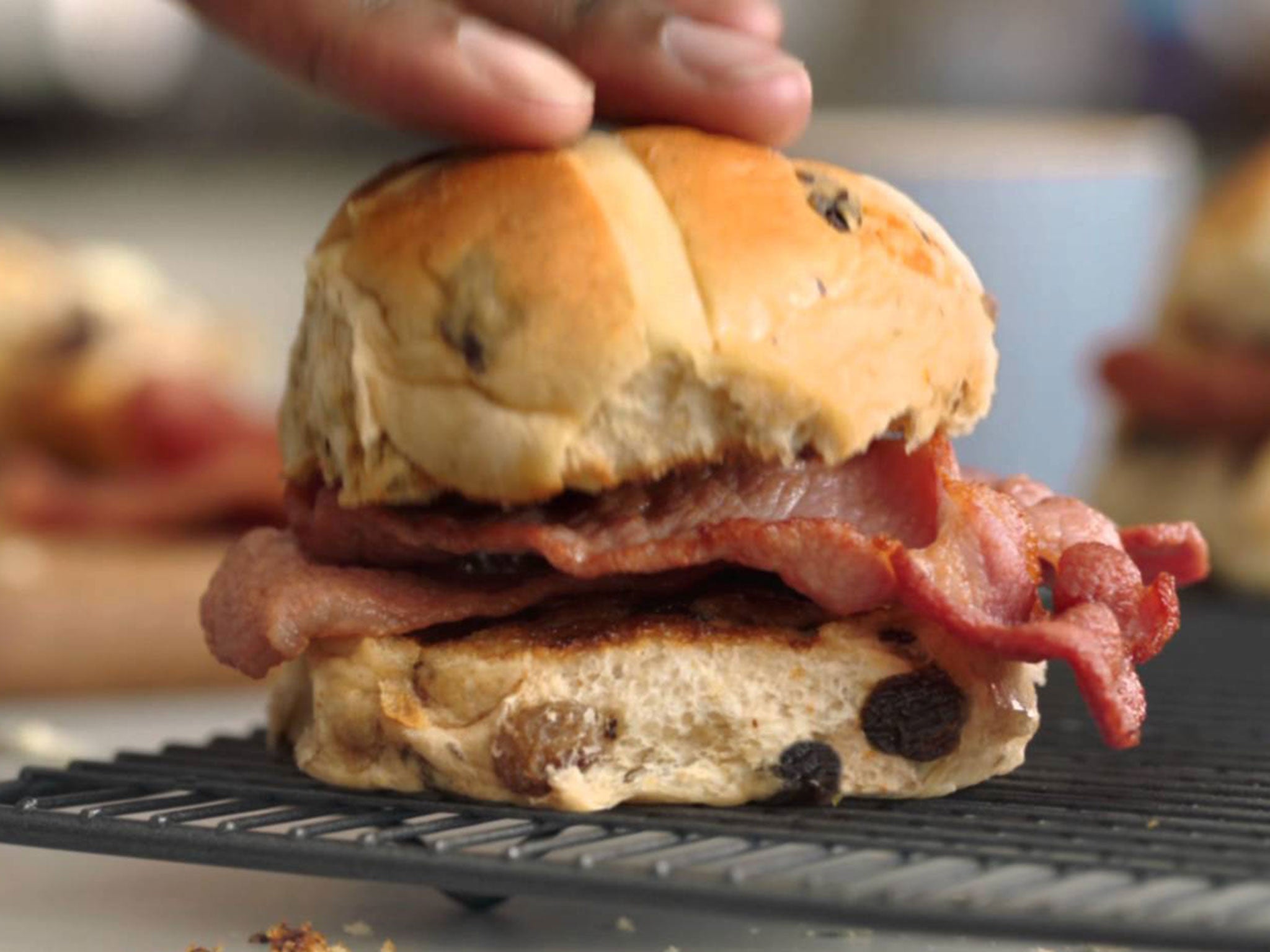 Sainsbury's has offered up a recipe for hot cross bacon butties