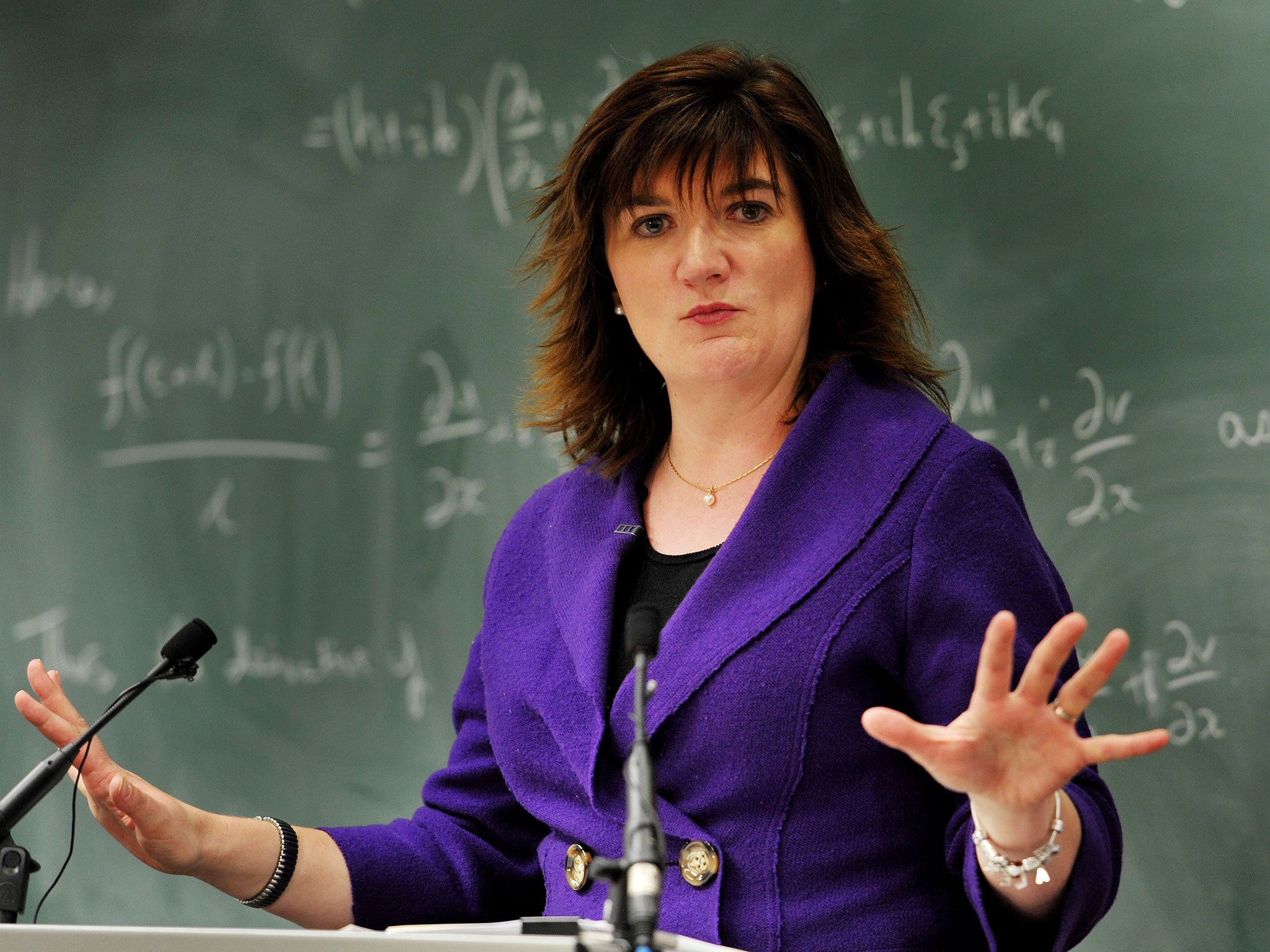 Education Secretary Nicky Morgan