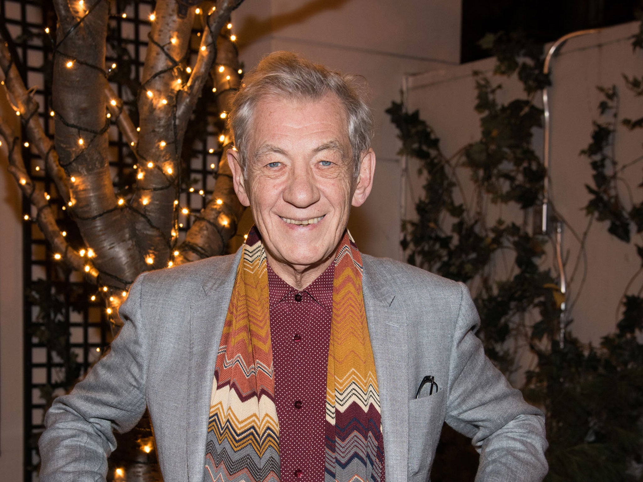 Sir Ian McKellen topped the list for his campaigning work for Stonewall as well as his extraordinary career (Getty)