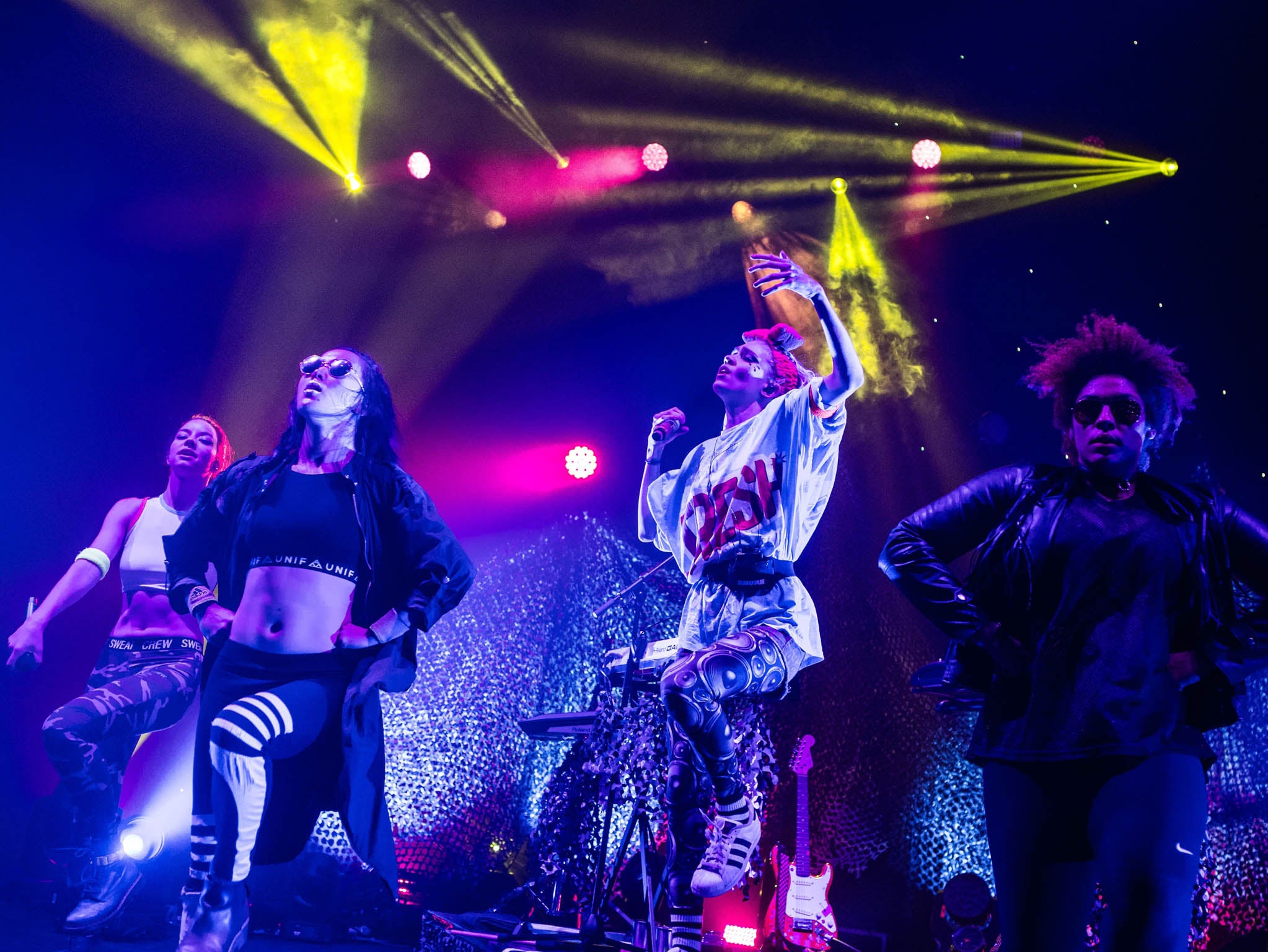 Grimes in concert at the O2 Academy Brixton