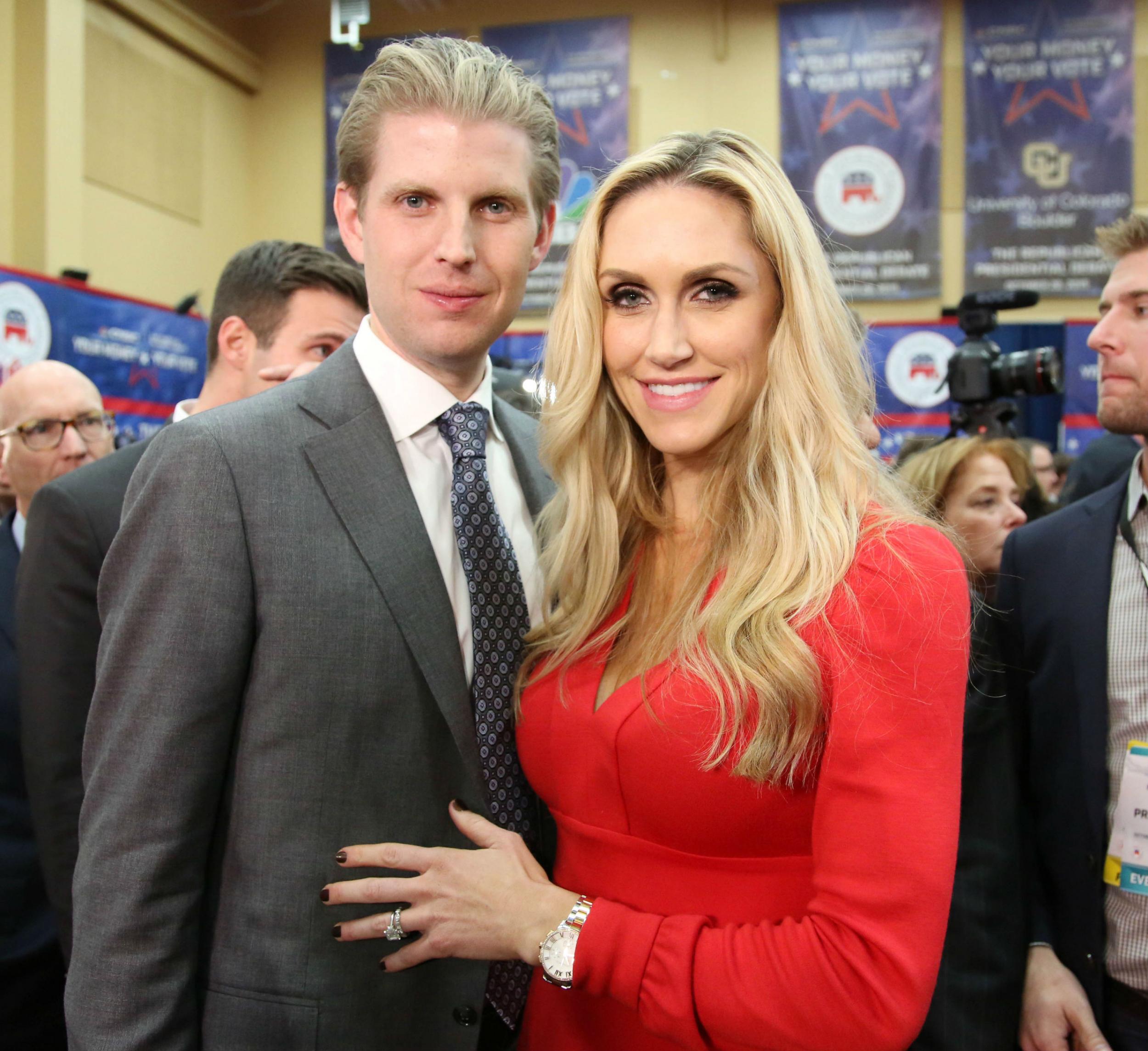 Eric Trump and his wife Lara Yunaska were sent a threatening letter to their home