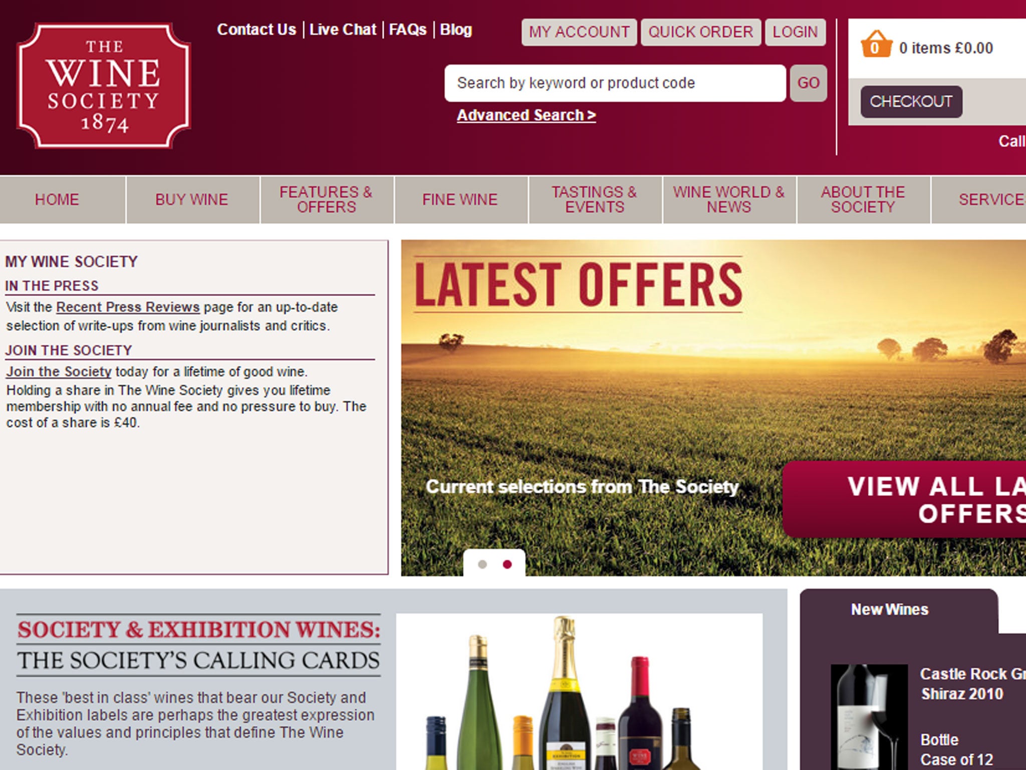 The society is offering £20 off first orders