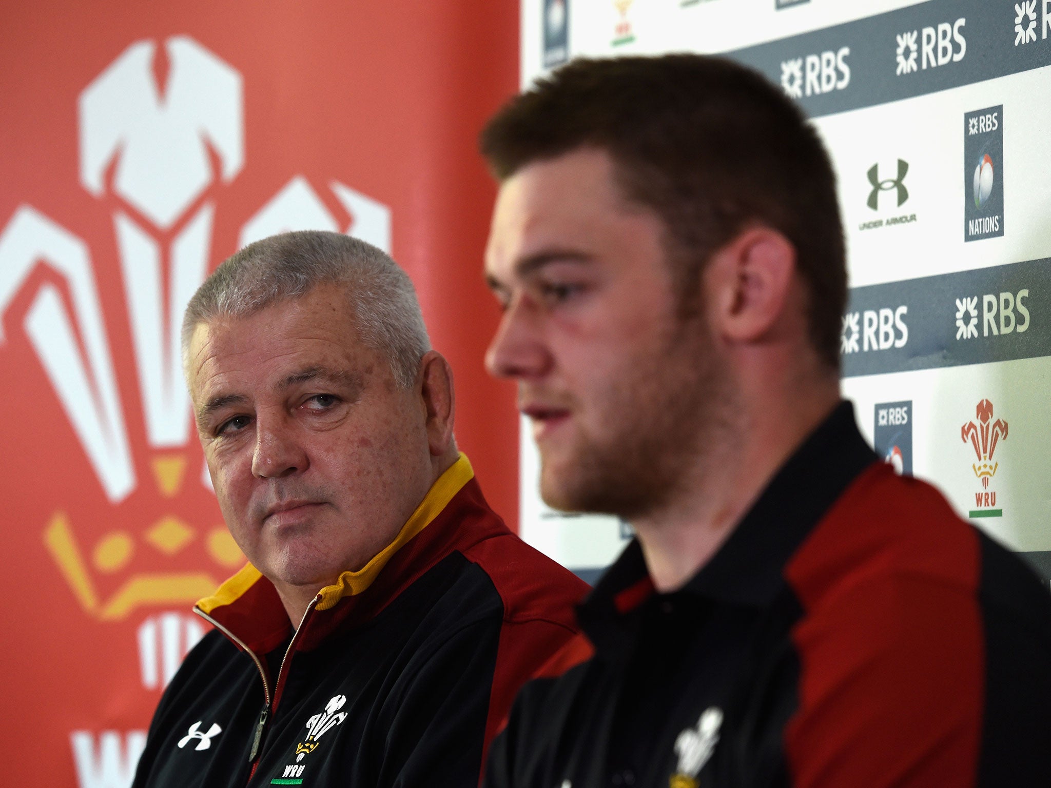 Warren Gatland and Dan Lydiate