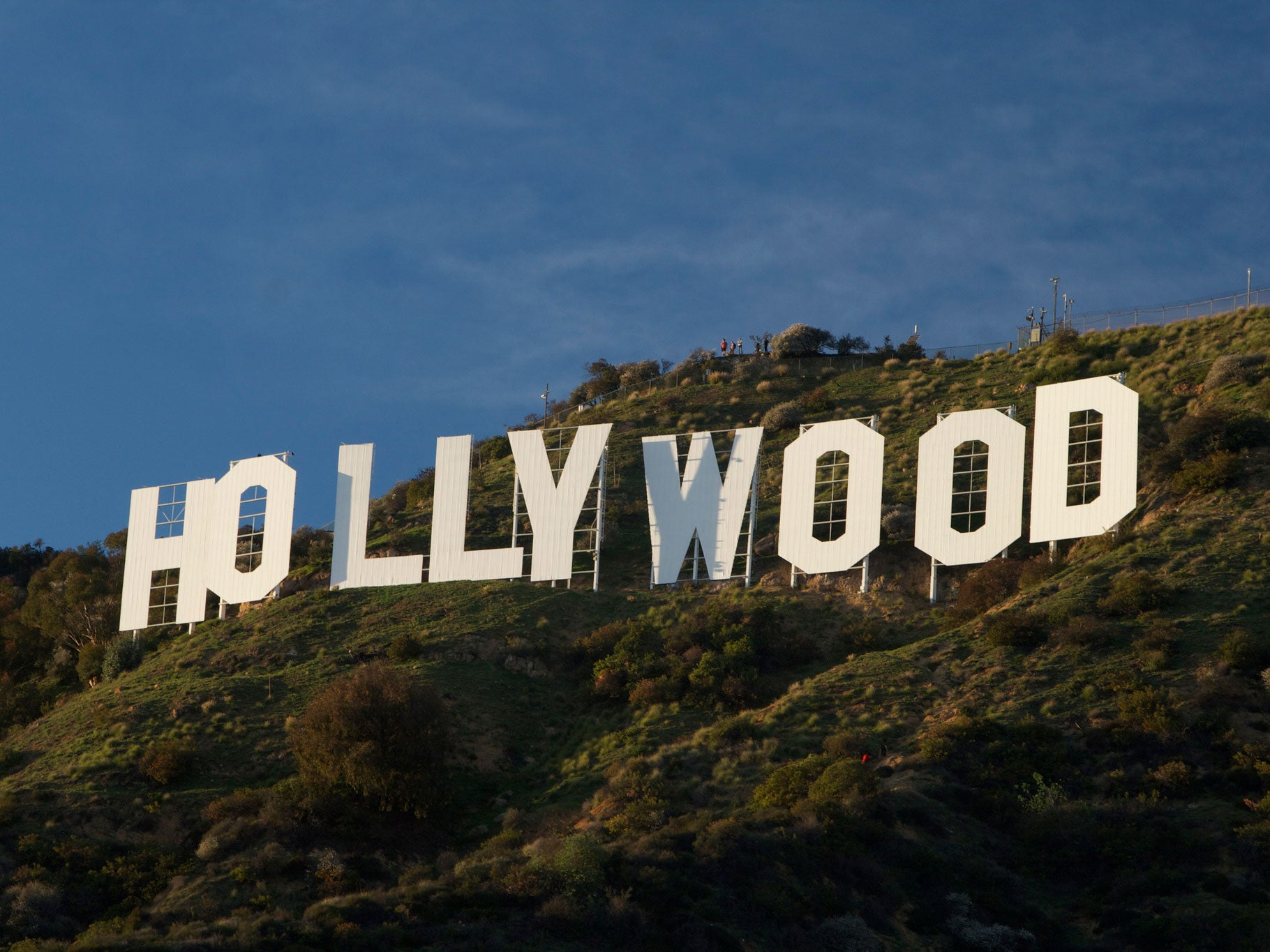 The Hollywood sign in Griffith Park, Los Angeles