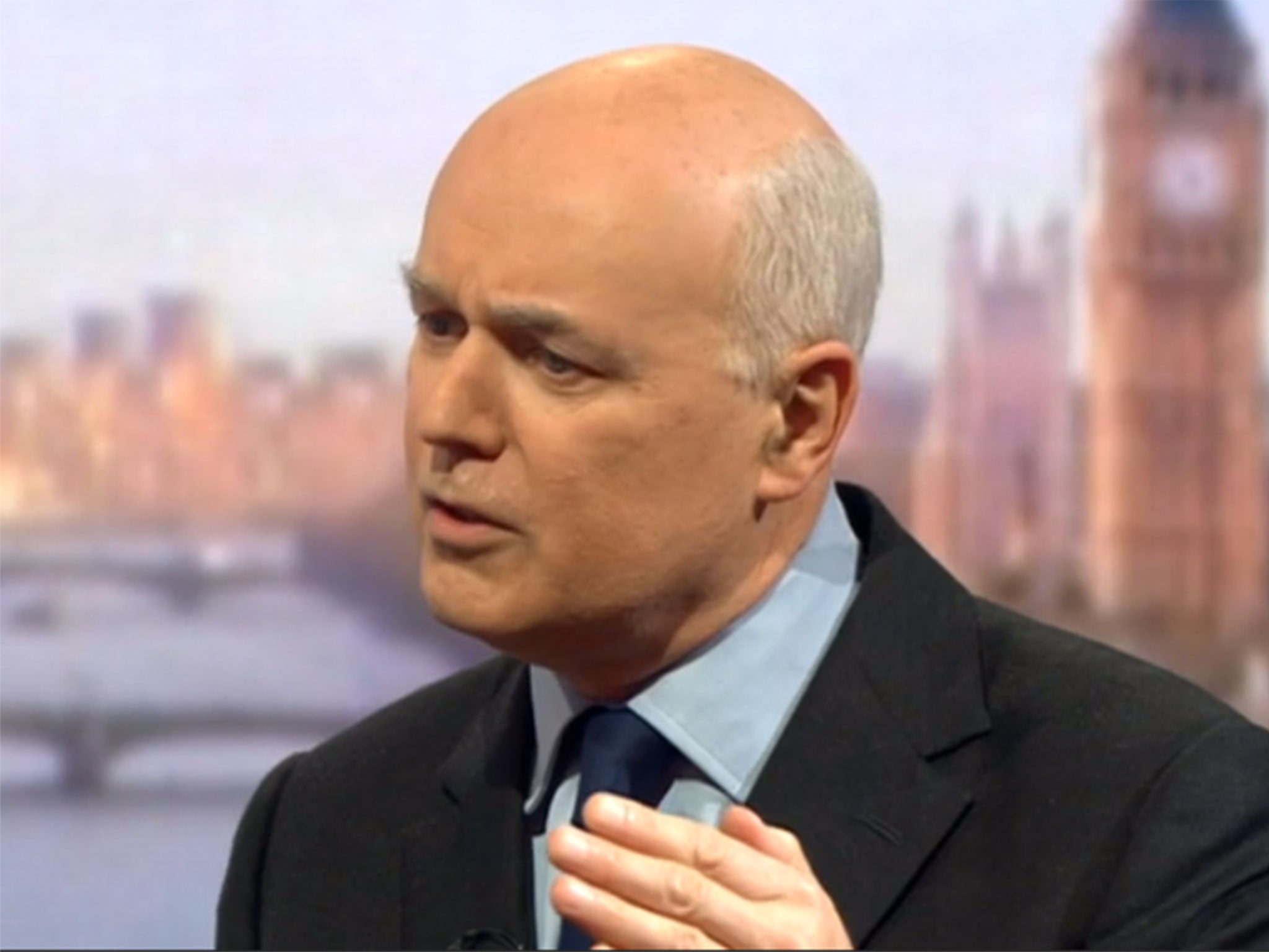 Iain Duncan Smith confirmed to the Andrew Marr Show that he had been considering resigning since last year