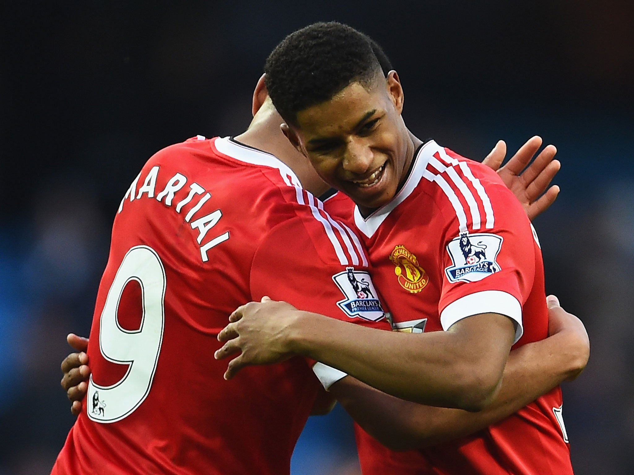 Marcus Rashford and Anthony Martial