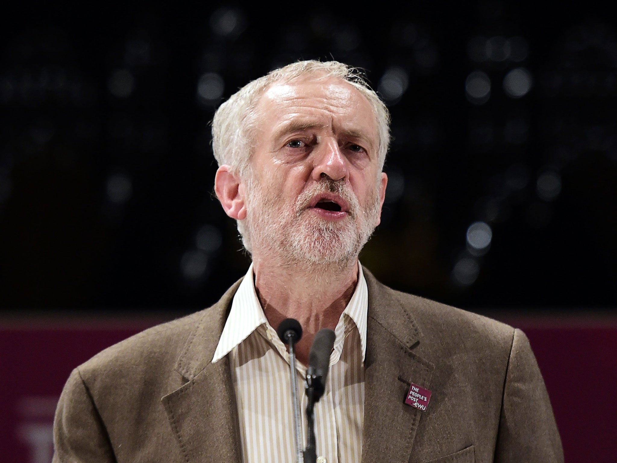 Labour party leader Jeremy Corbyn