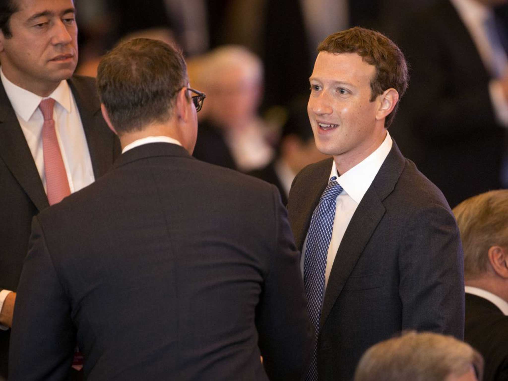 Mark Zuckerberg at the China Development Forum in Beijing