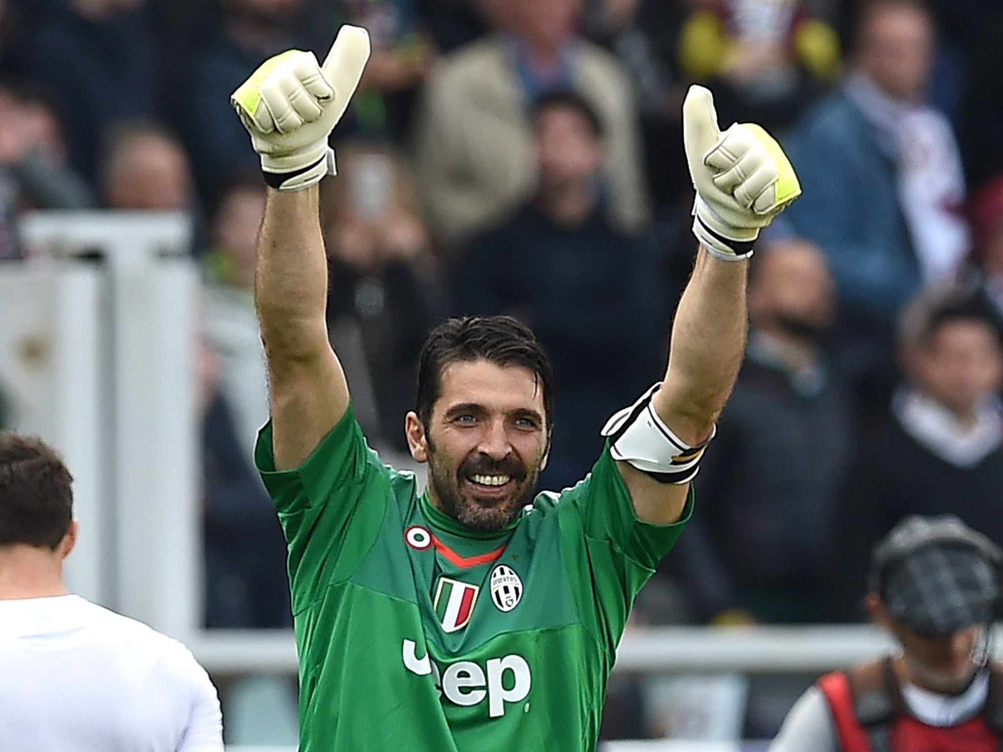 Juventus goalkeeper and captain Gianluigi Buffon