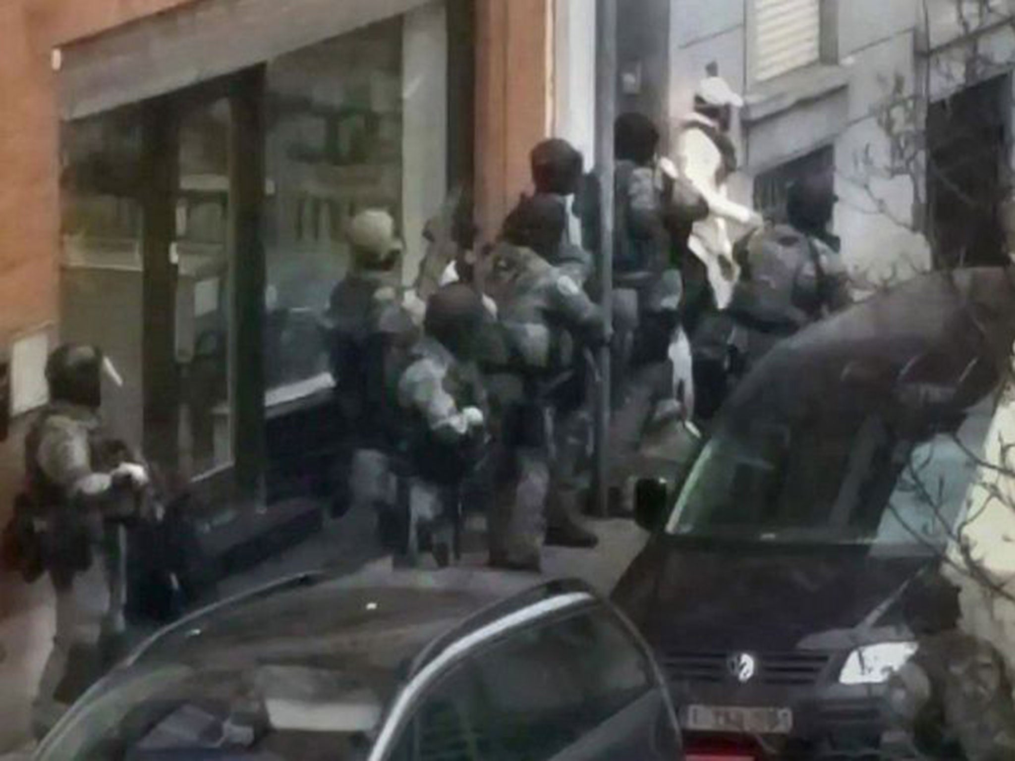 The raid in which Abdeslam was arrested in Brussels last week